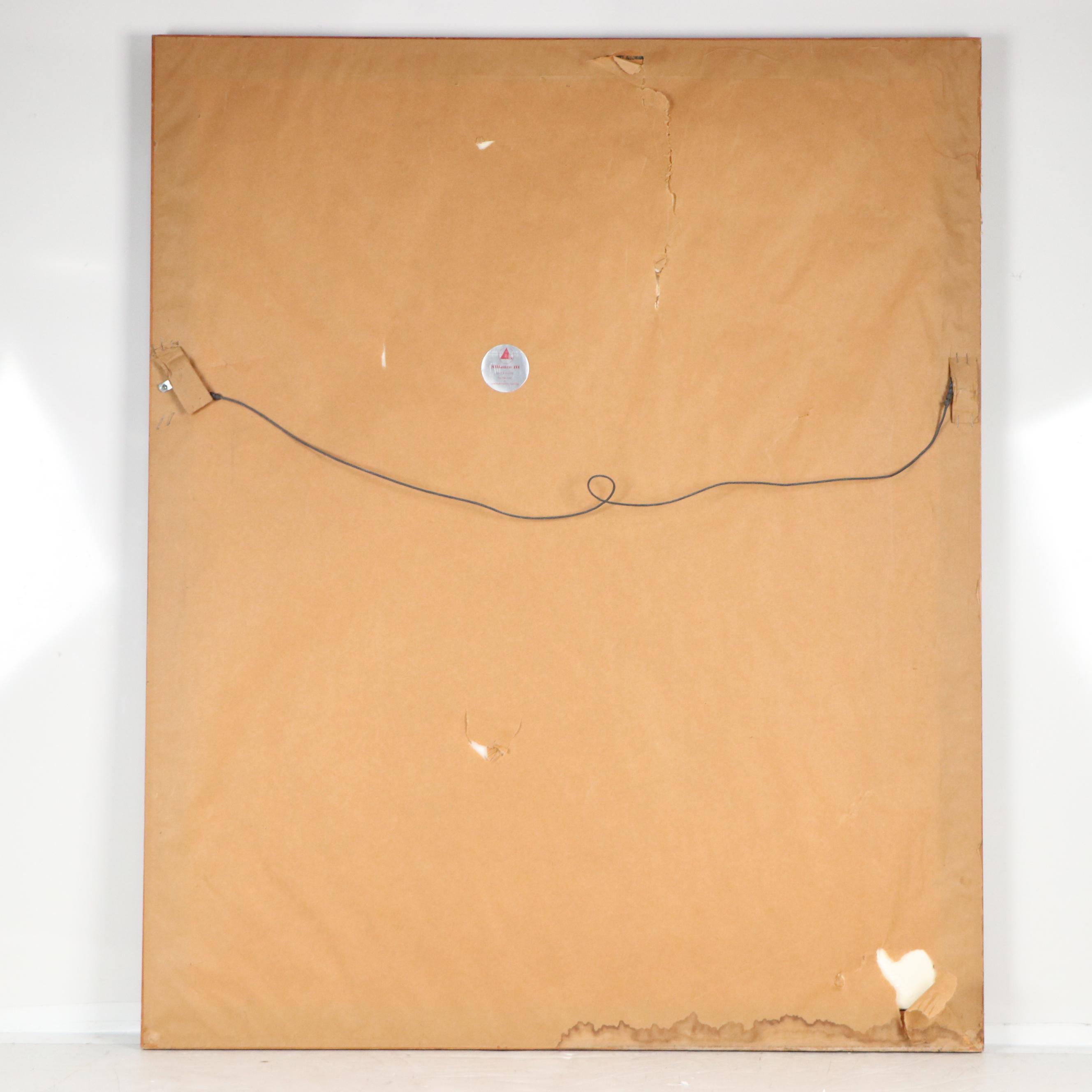 Susan Rios Serigraph "Main Street," Circa 1986