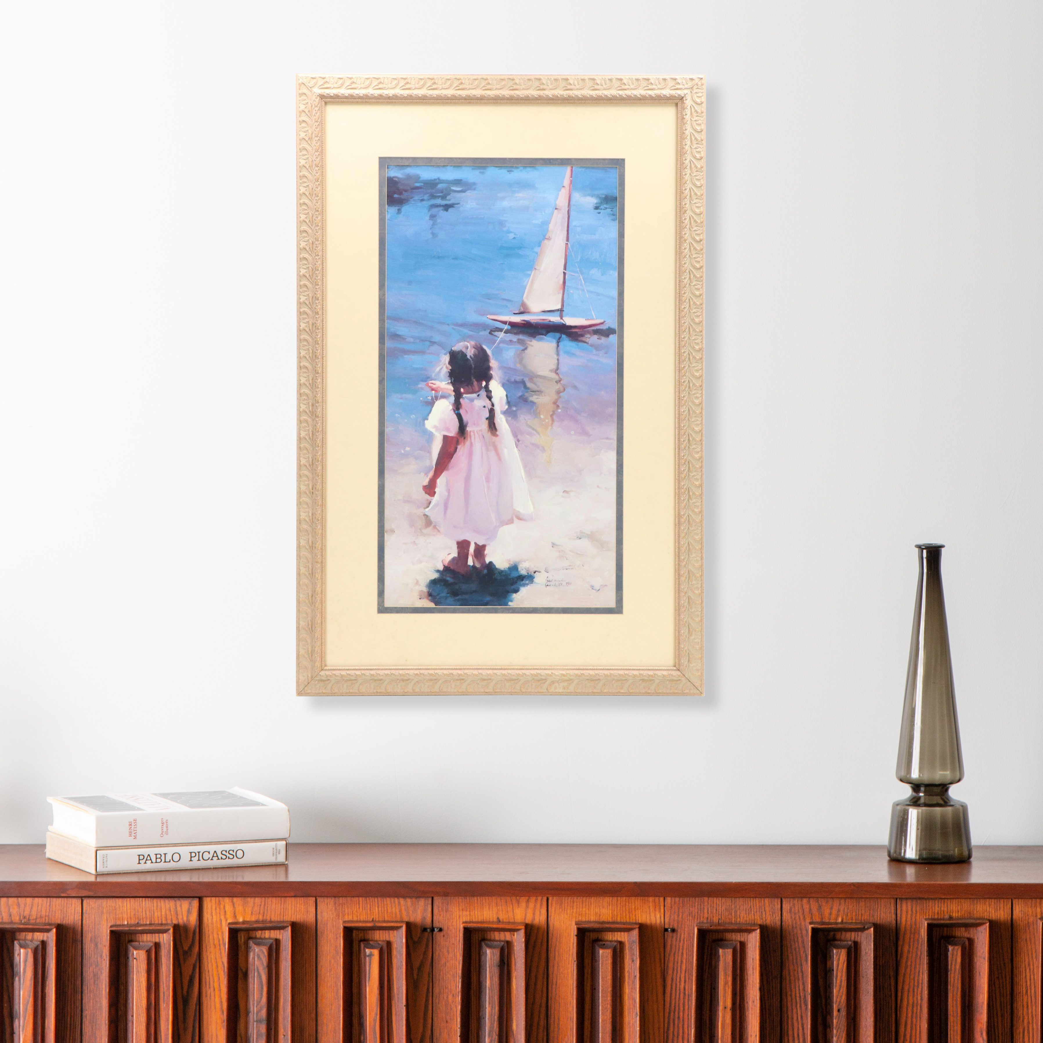 Offset Lithograph After Nancy Crookston "Sail Away"