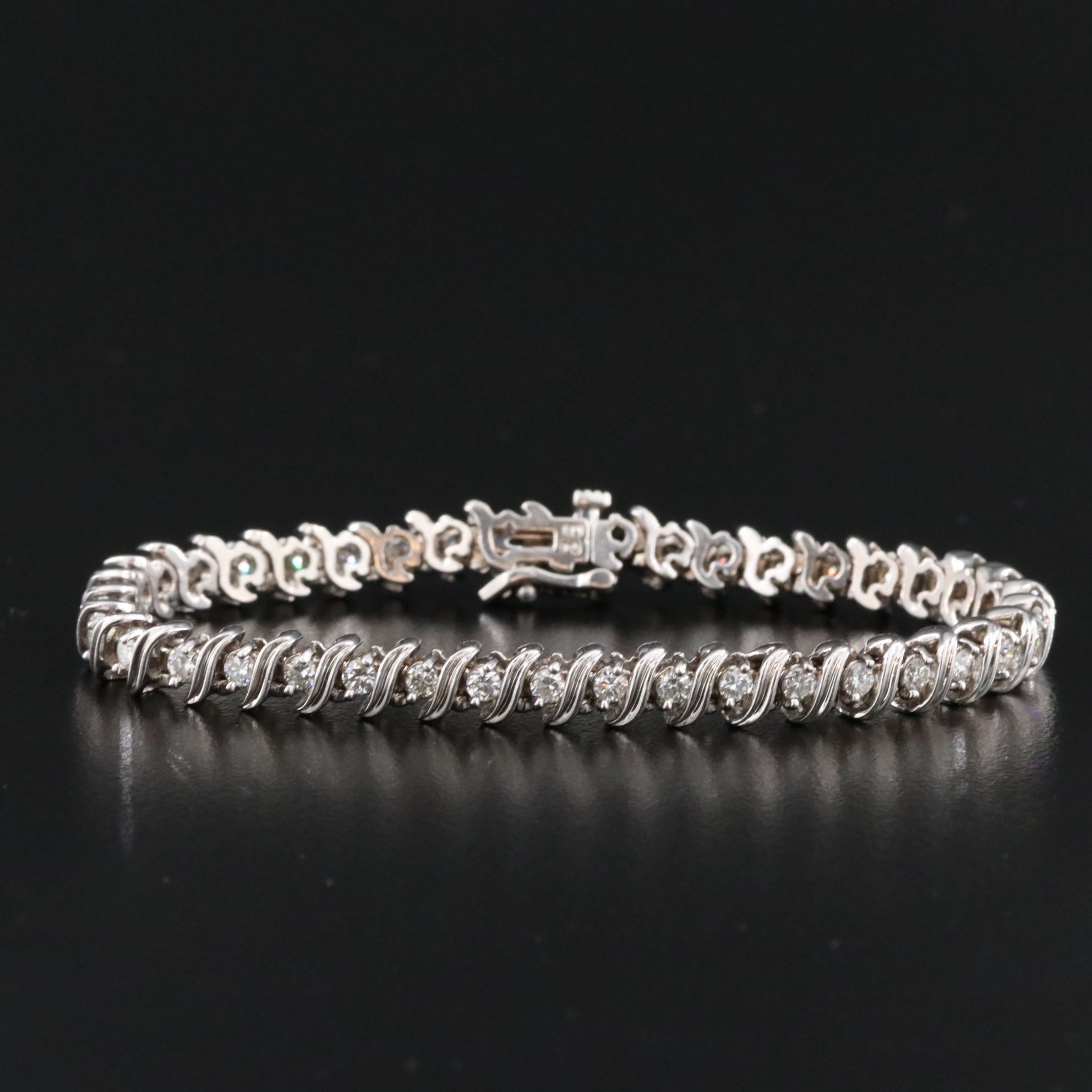 14K 2.40 CTW Diamond Bracelet