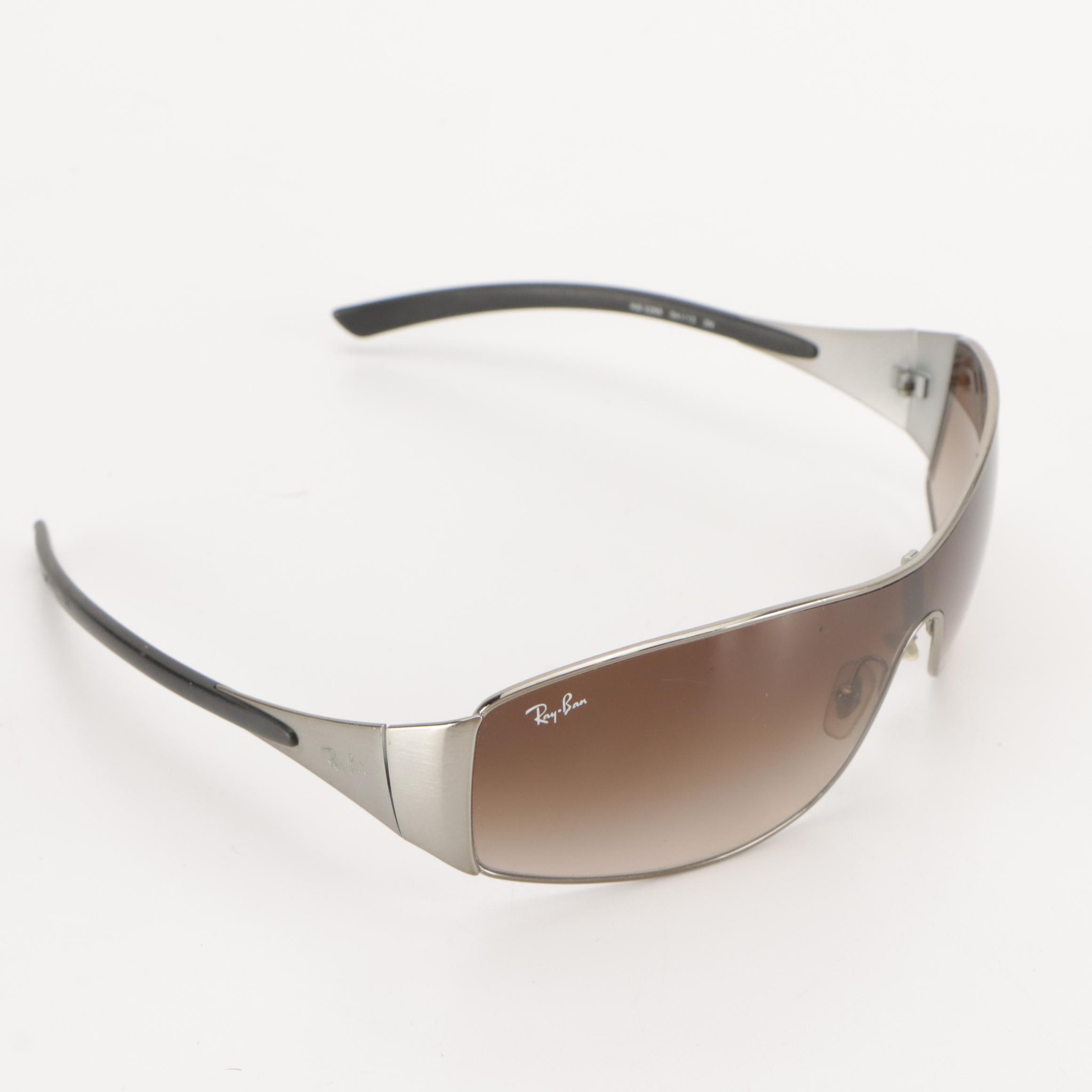 Ray-Ban RB4162 Havana Aviator and RB3268 Shield Sunglasses