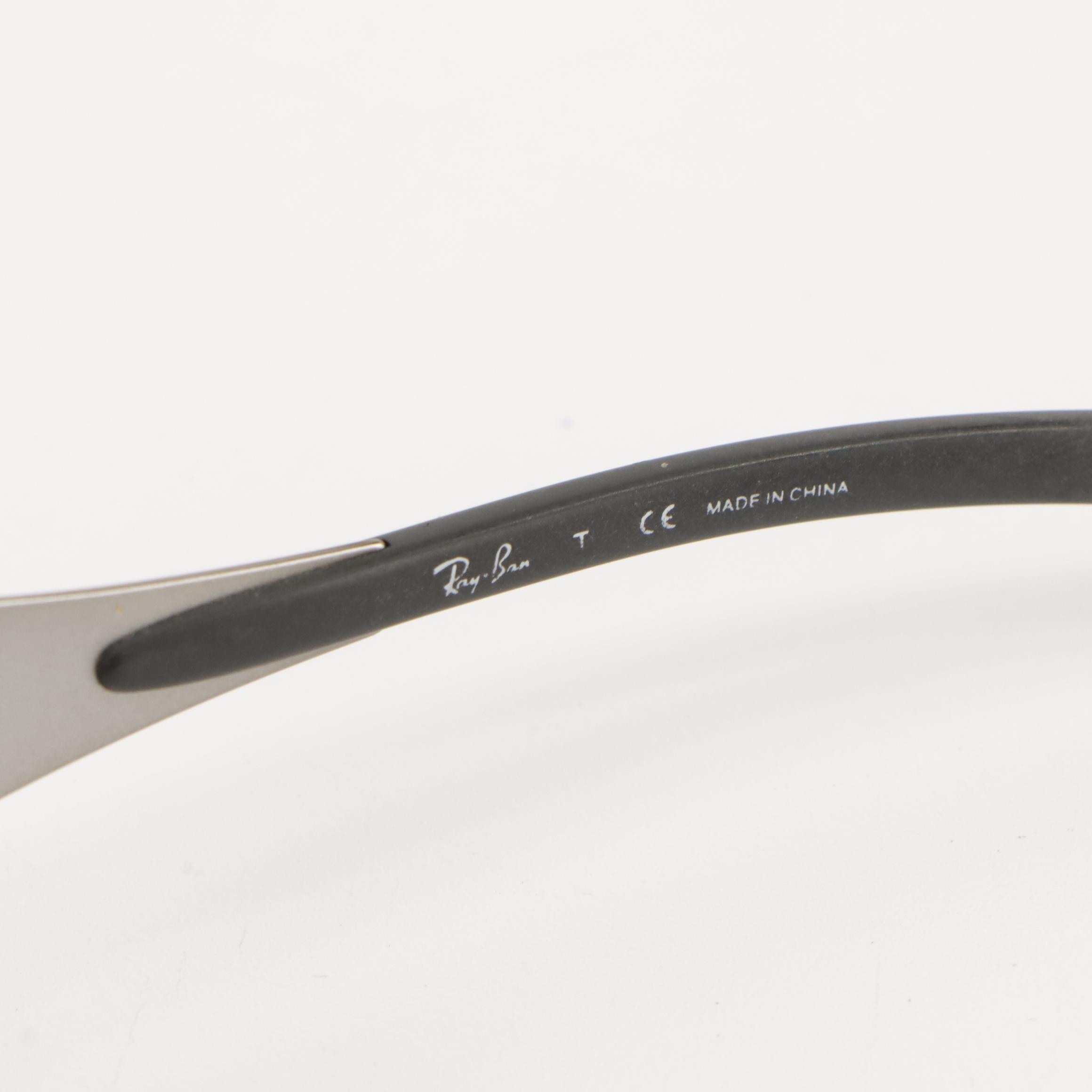 Ray-Ban RB4162 Havana Aviator and RB3268 Shield Sunglasses