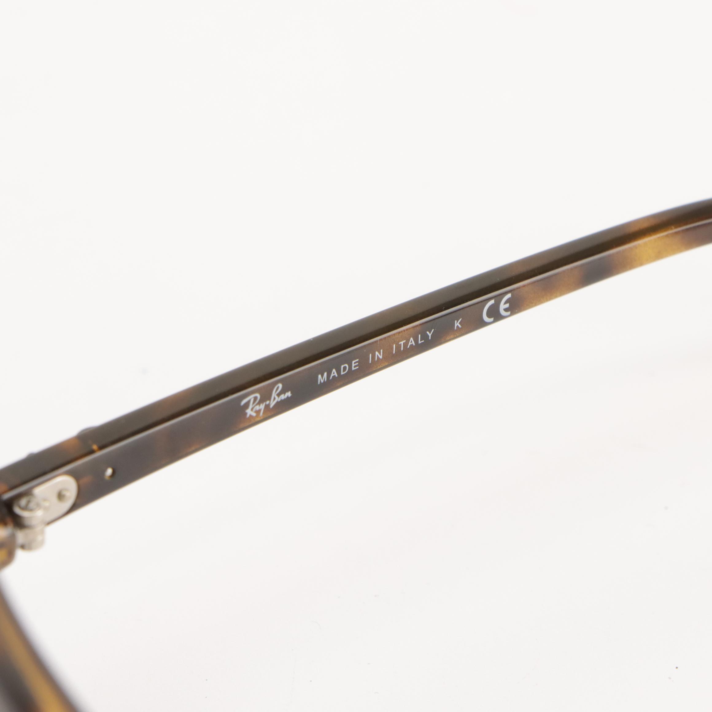 Ray-Ban RB4162 Havana Aviator and RB3268 Shield Sunglasses