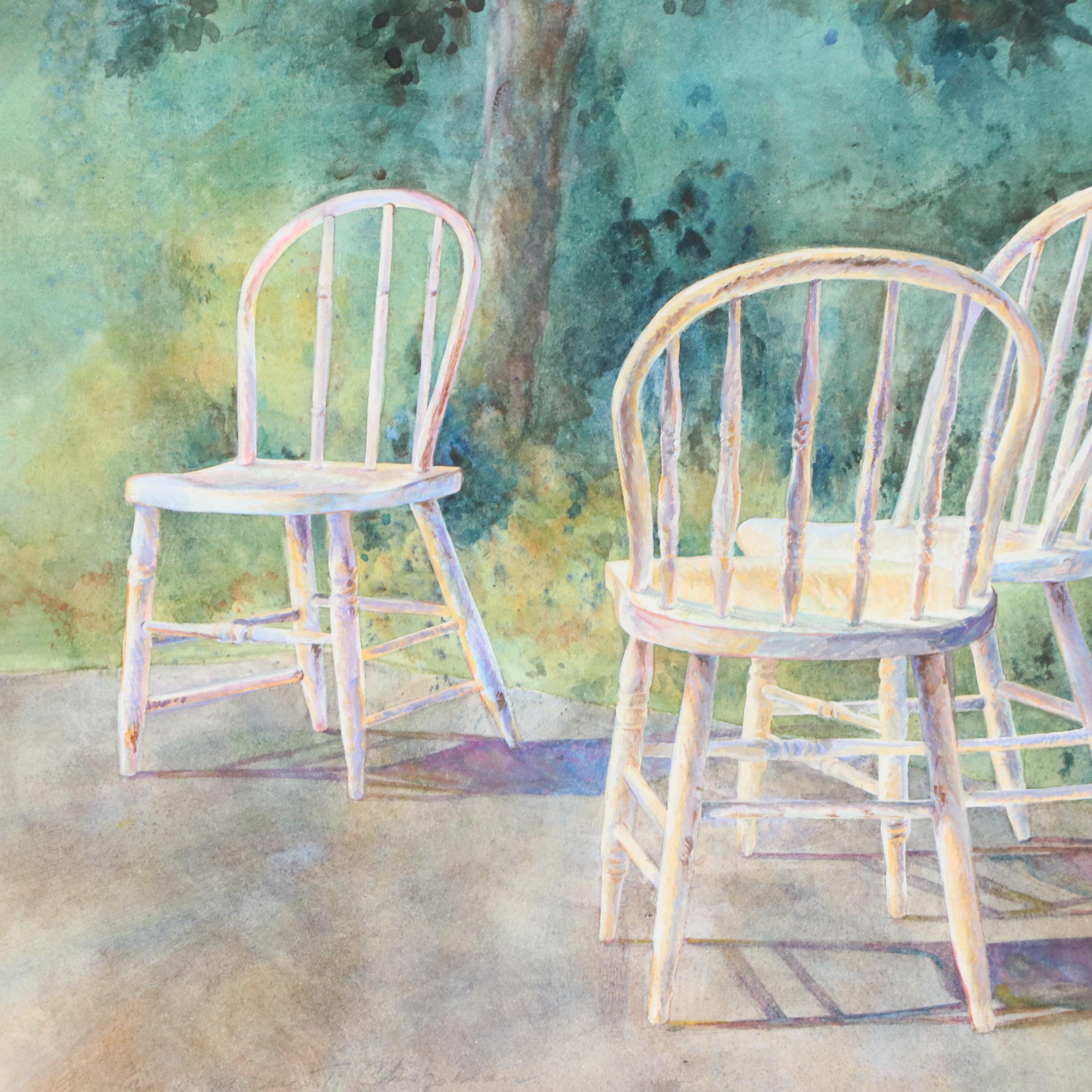 Sue Chapman Watercolor Painting "The Misfit II," 1999