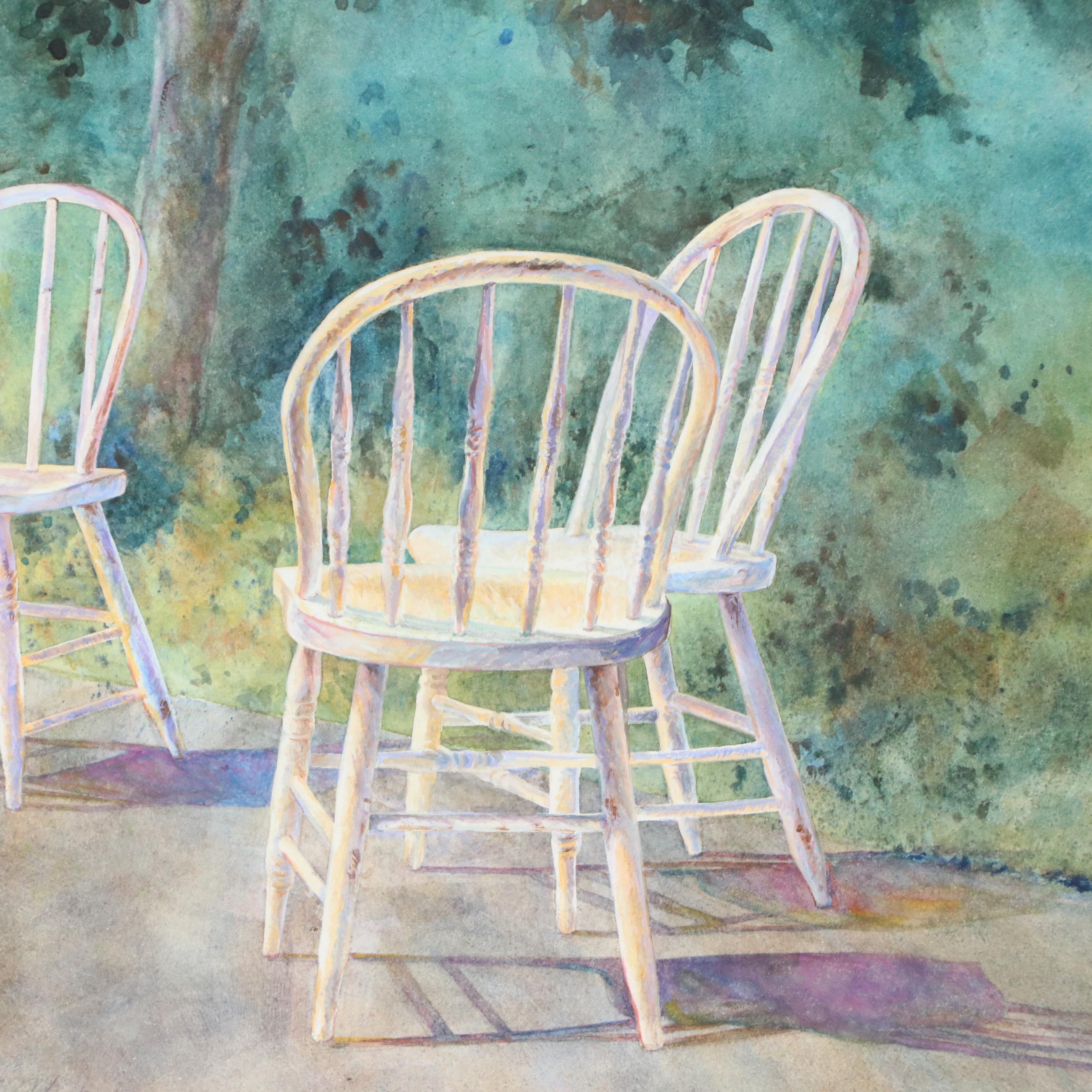 Sue Chapman Watercolor Painting "The Misfit II," 1999