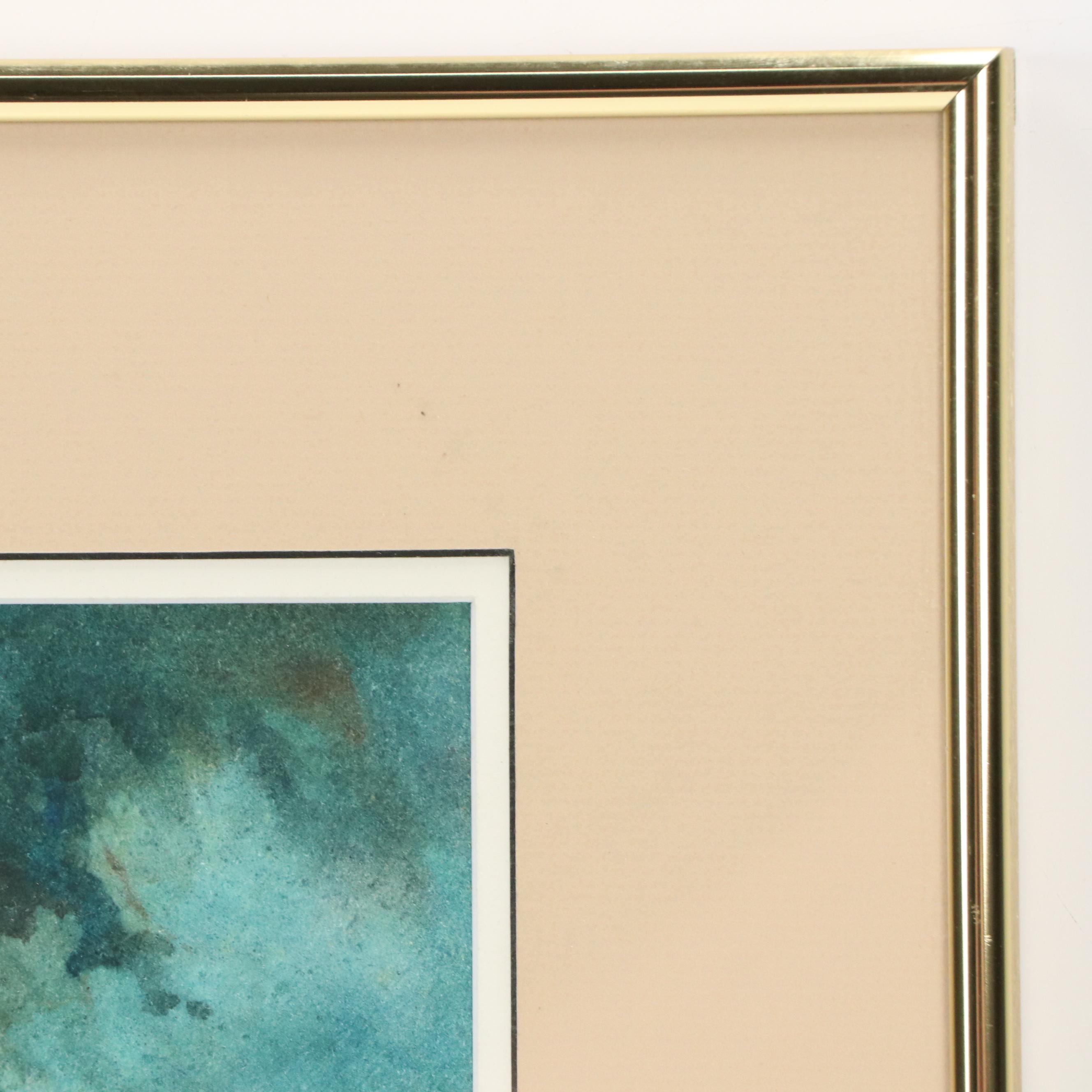 Sue Chapman Watercolor Painting "The Misfit II," 1999