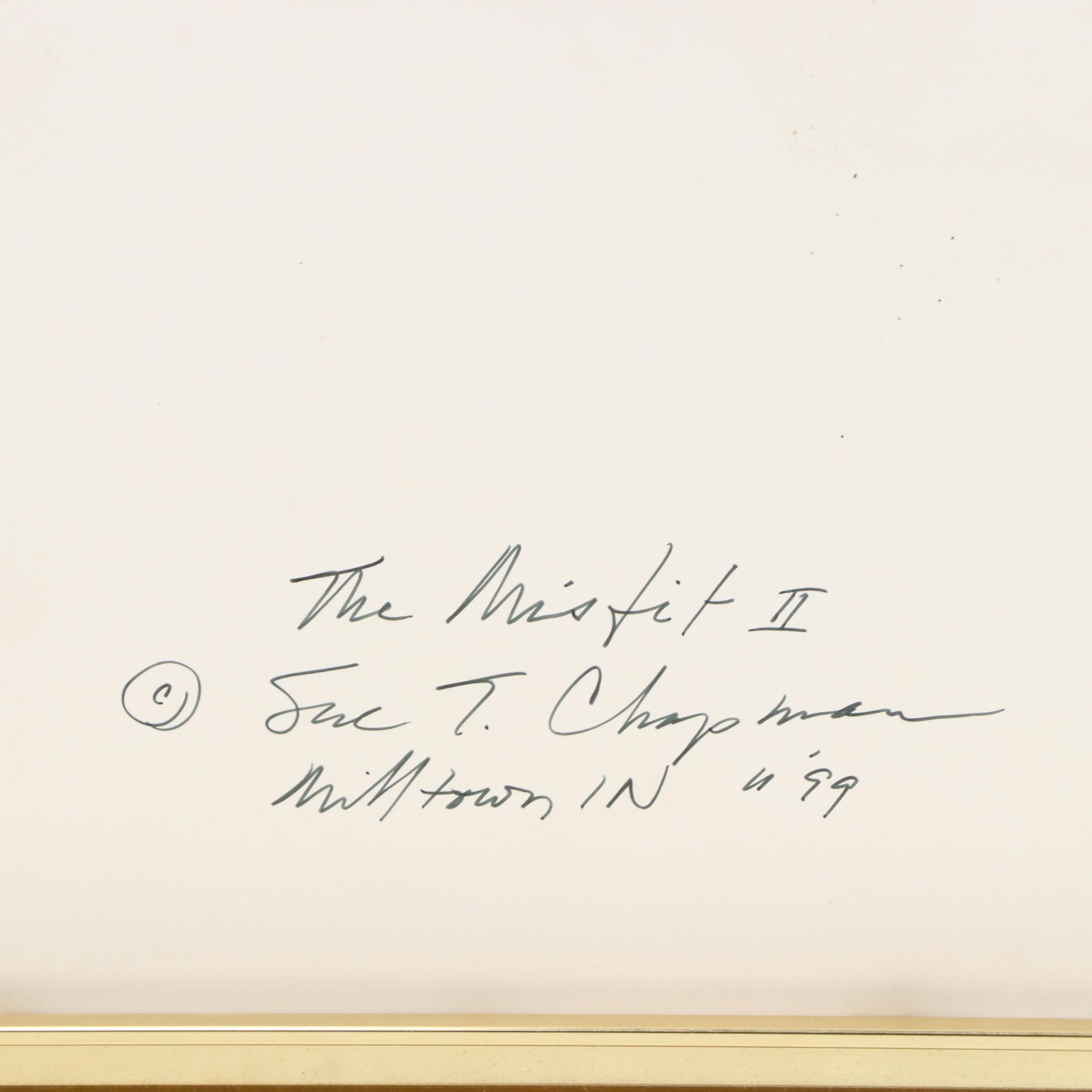 Sue Chapman Watercolor Painting "The Misfit II," 1999