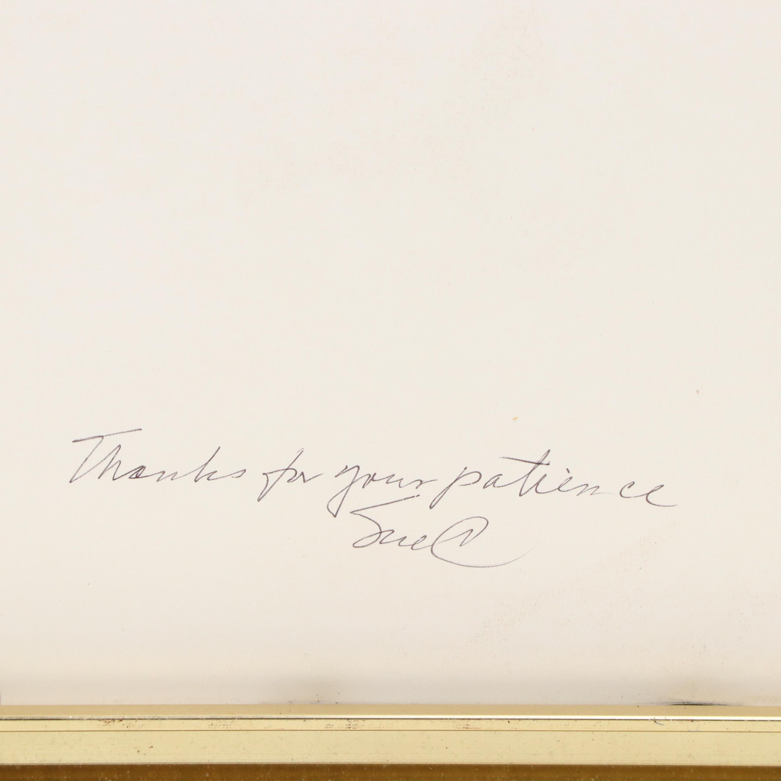 Sue Chapman Watercolor Painting "The Misfit II," 1999