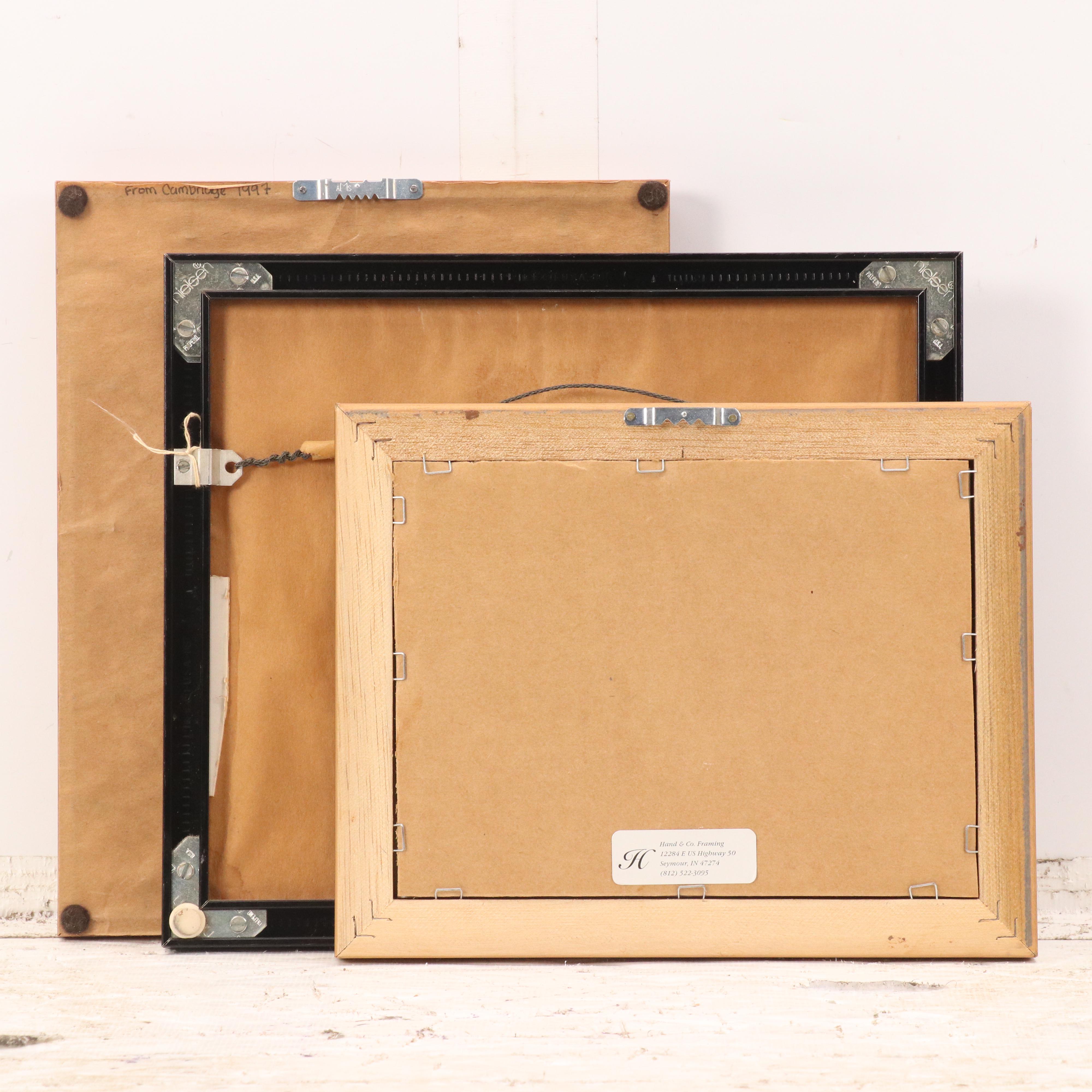 N. A. Noel Offset Lithograph "Calico" and Other Cat-Themed Art, 20th Century