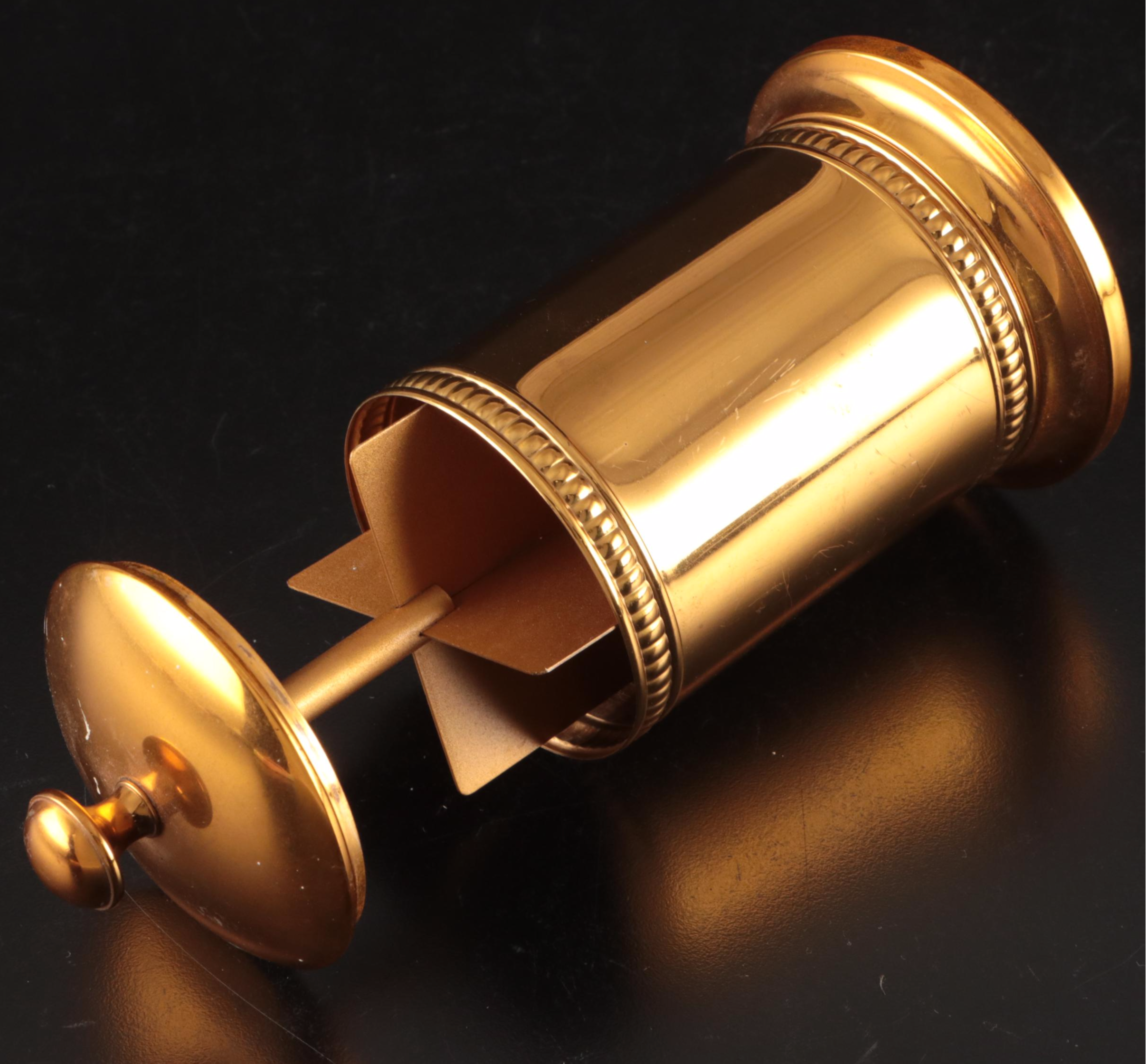 Floral Porcelain Serving Dish and Pitcher with Other Gold Finish Metal Tableware