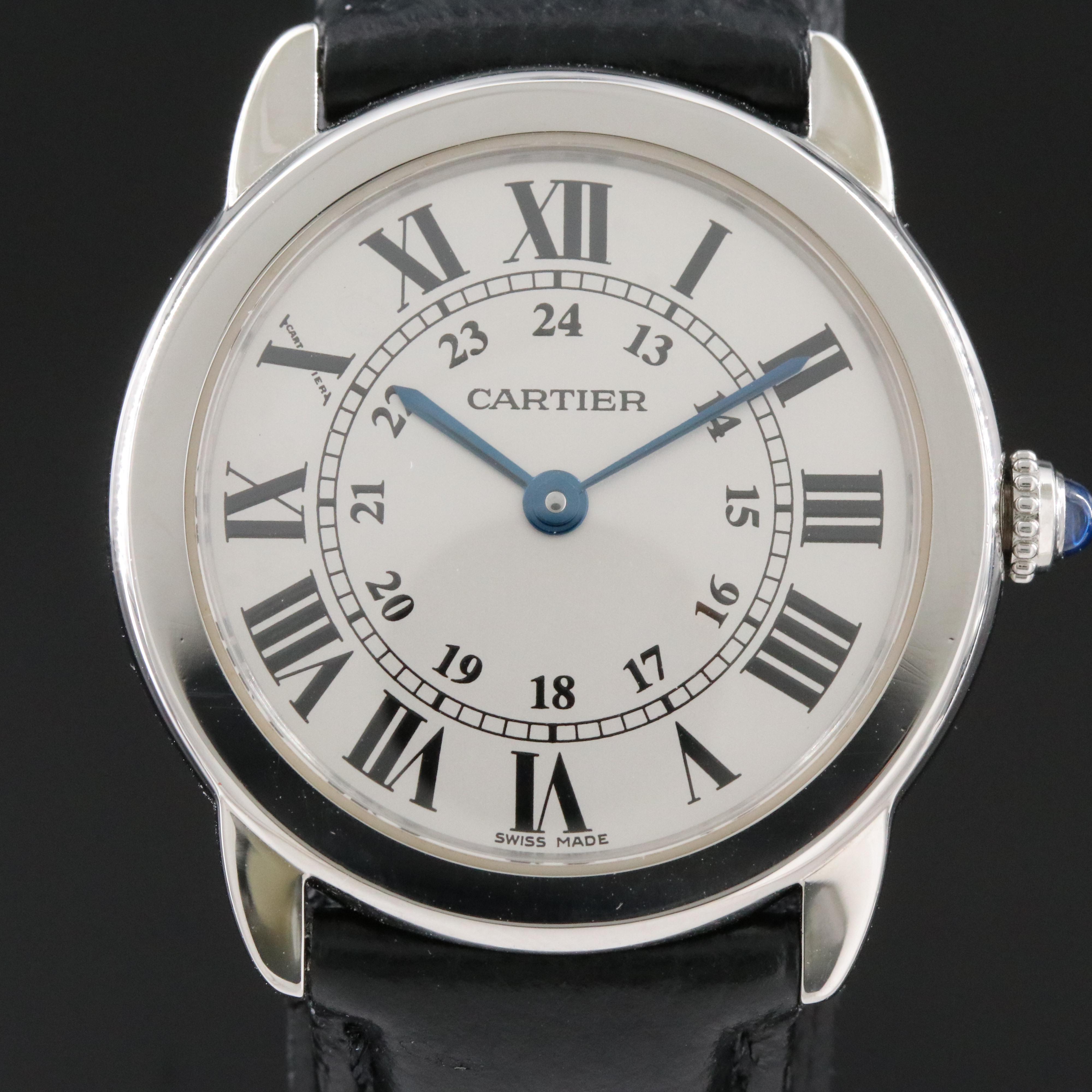 Cartier Ronde Solo de Cartier 29mm Steel Quartz Watch