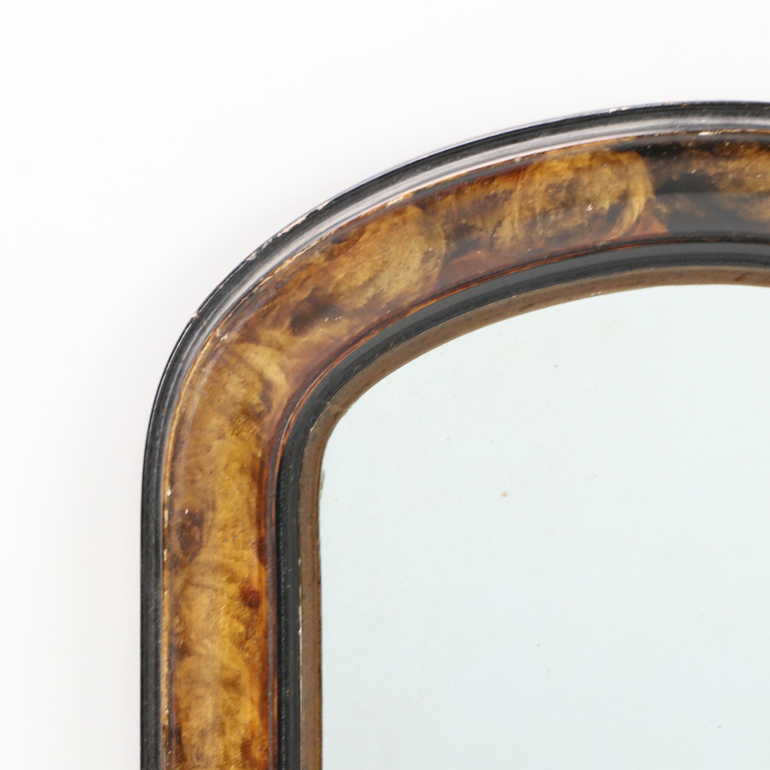 Louis Philippe Style Grain Painted Wall Mirror