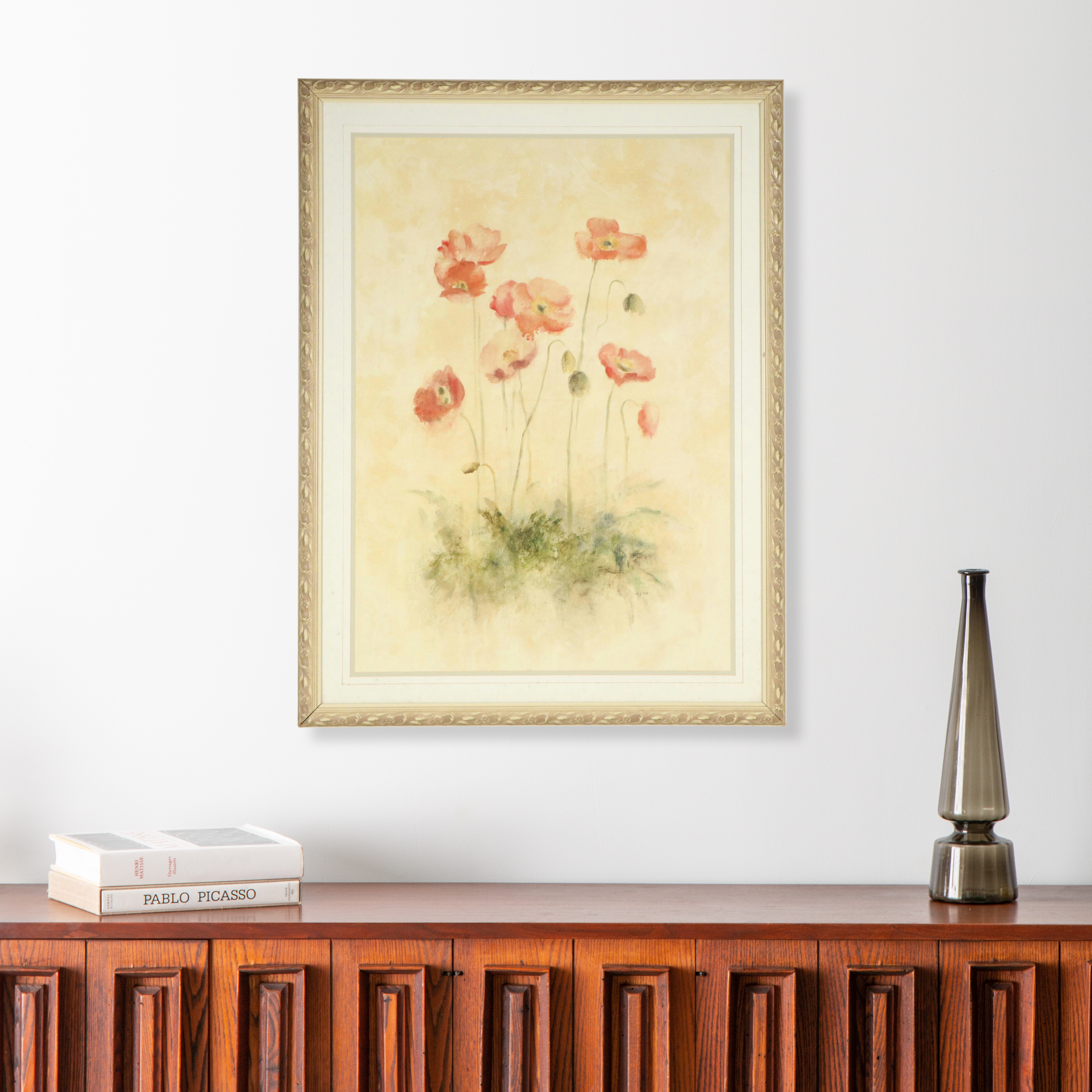 Offset Lithograph After Cheri Blum "Sunshine Poppies"