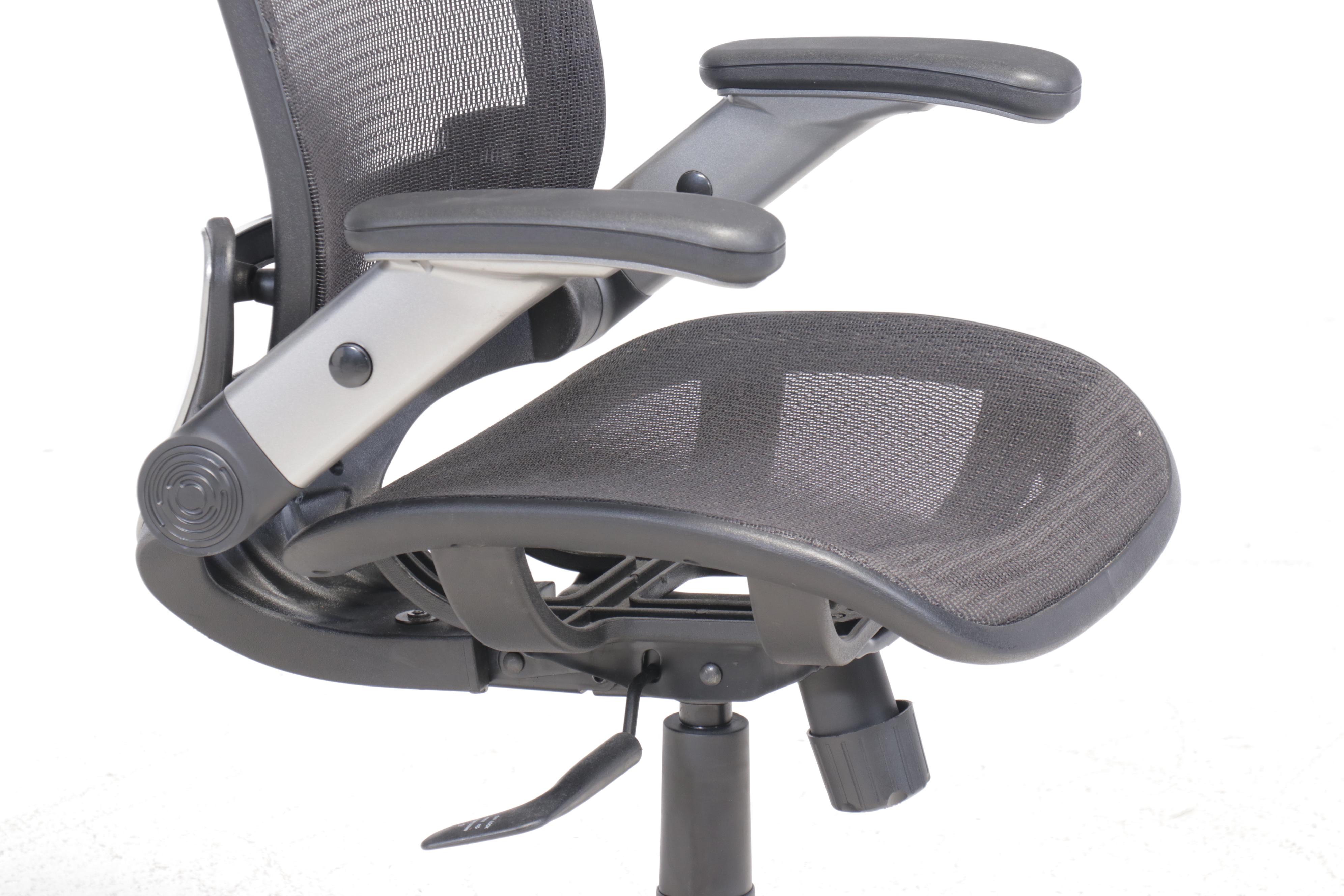 Mahogany Finish Computer Desk with Office Chair