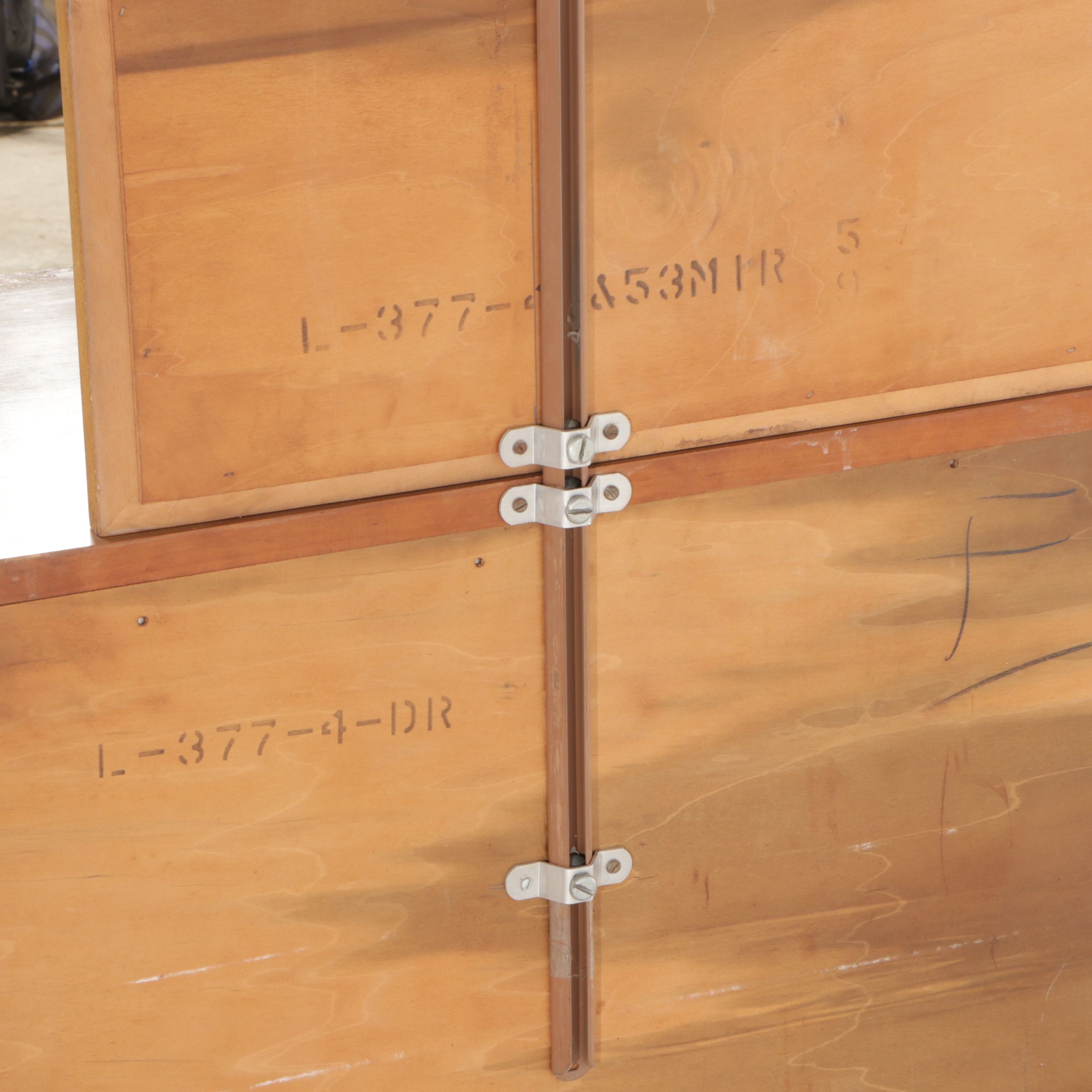 J. B. VanSciver Co. Walnut and Burl Wood Dresser, Mid-20th Century