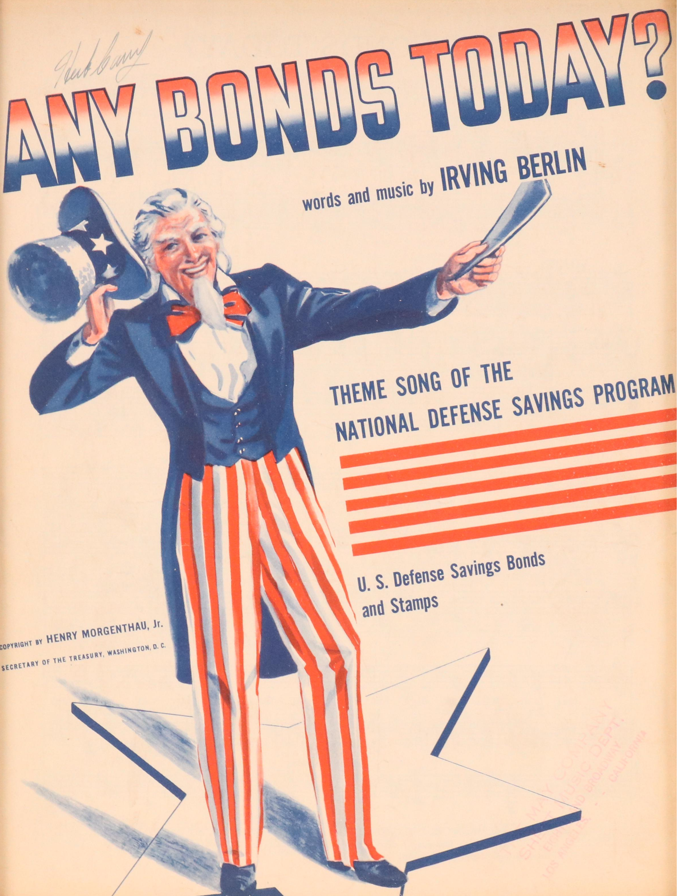 Patriotic American Offset Lithographs and Photographic Print, Mid-20th Century