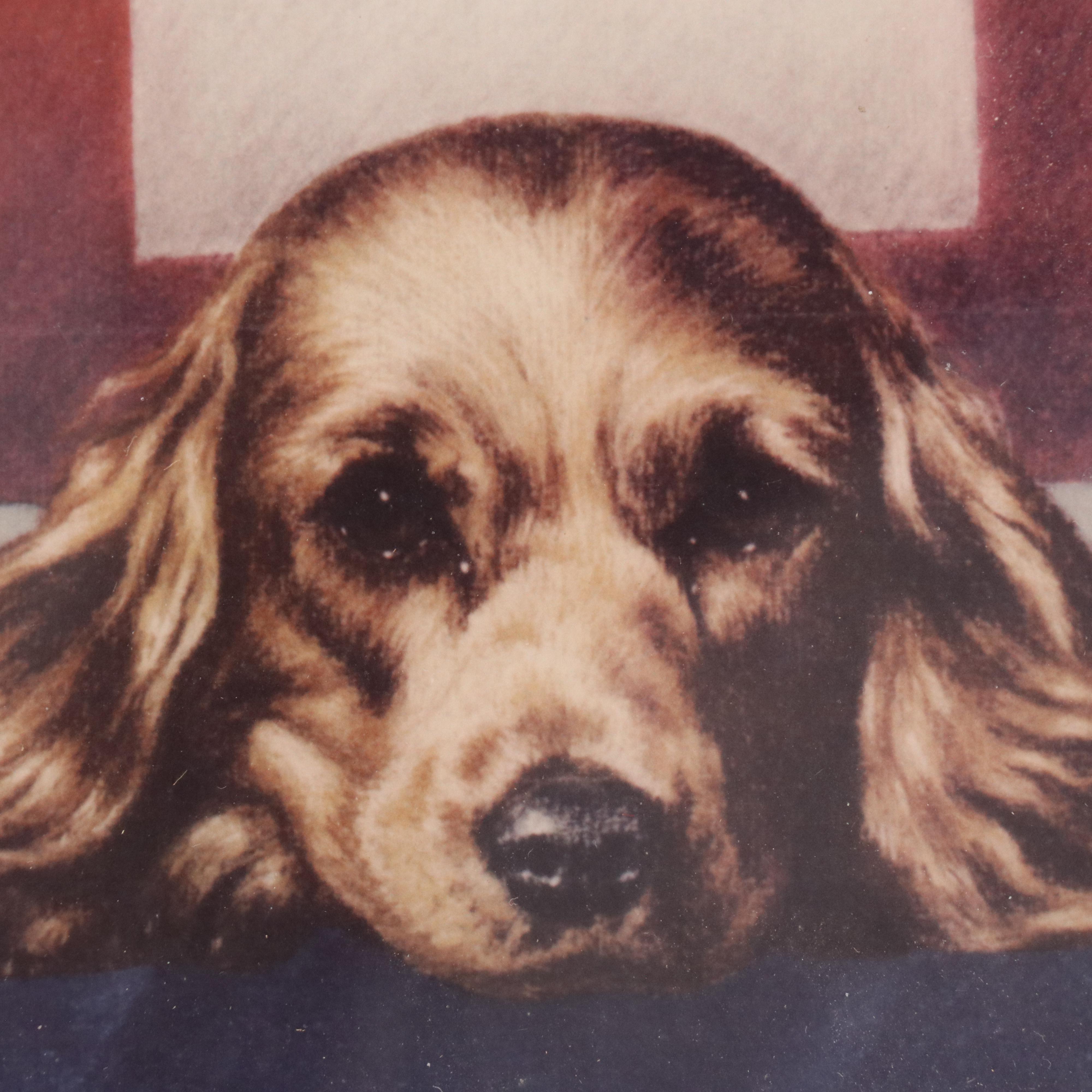 Patriotic American Offset Lithographs and Photographic Print, Mid-20th Century