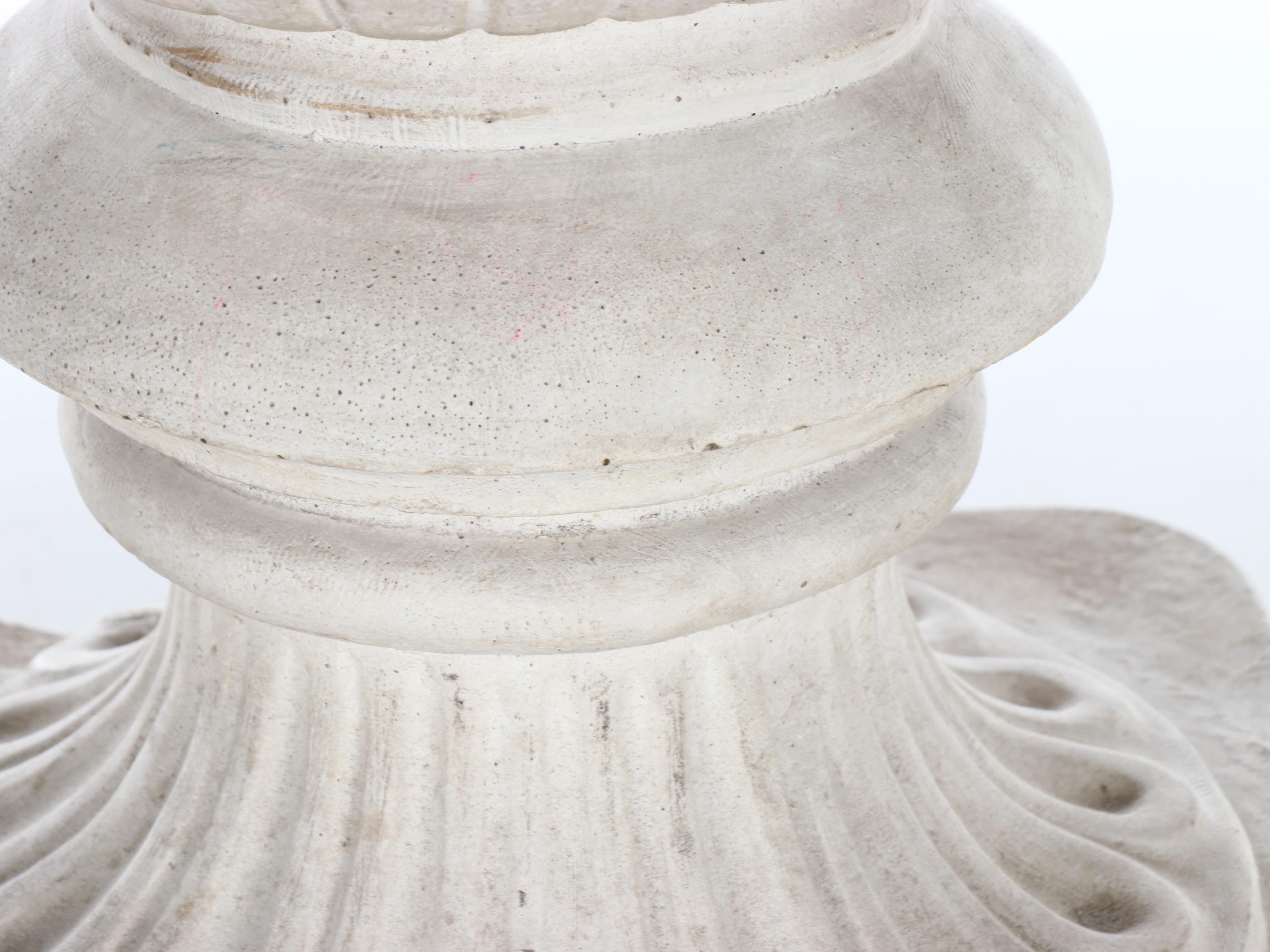 Neoclassical Style Stone Garden Seat