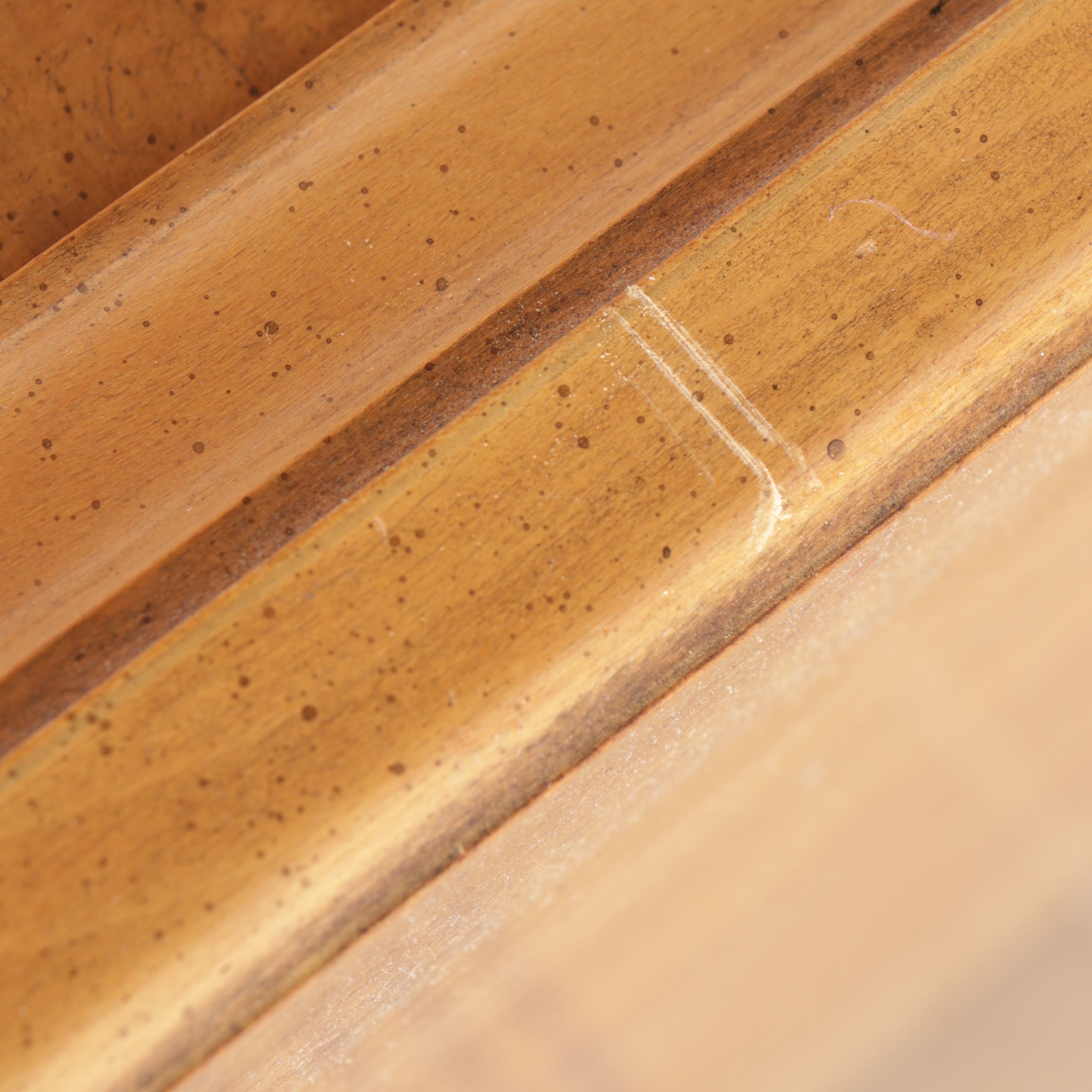 J. B. VanSciver Co. Walnut and Burl Wood Dresser, Mid-20th Century