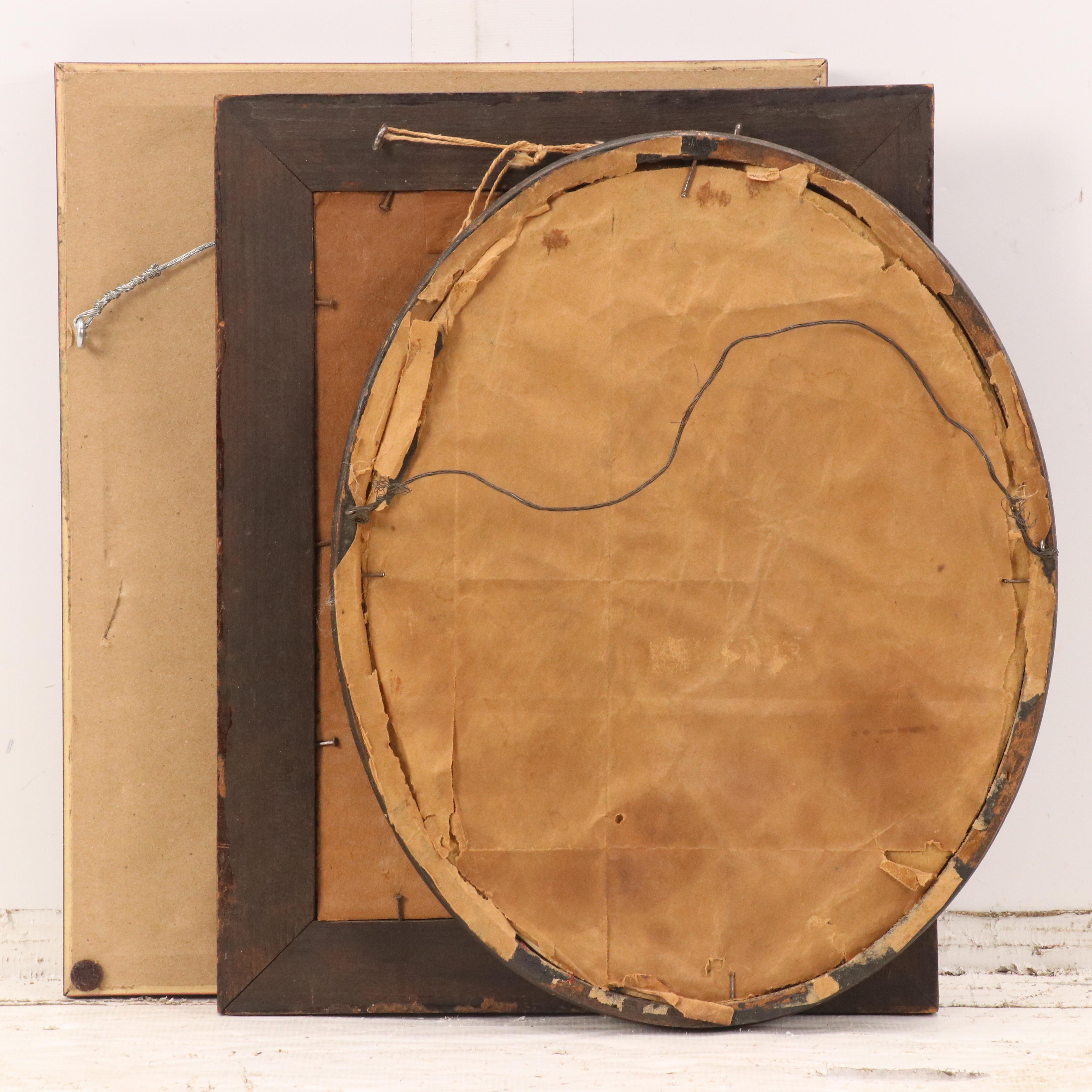 Hand-Colored Portrait Photograph of Young Boy and Various Prints