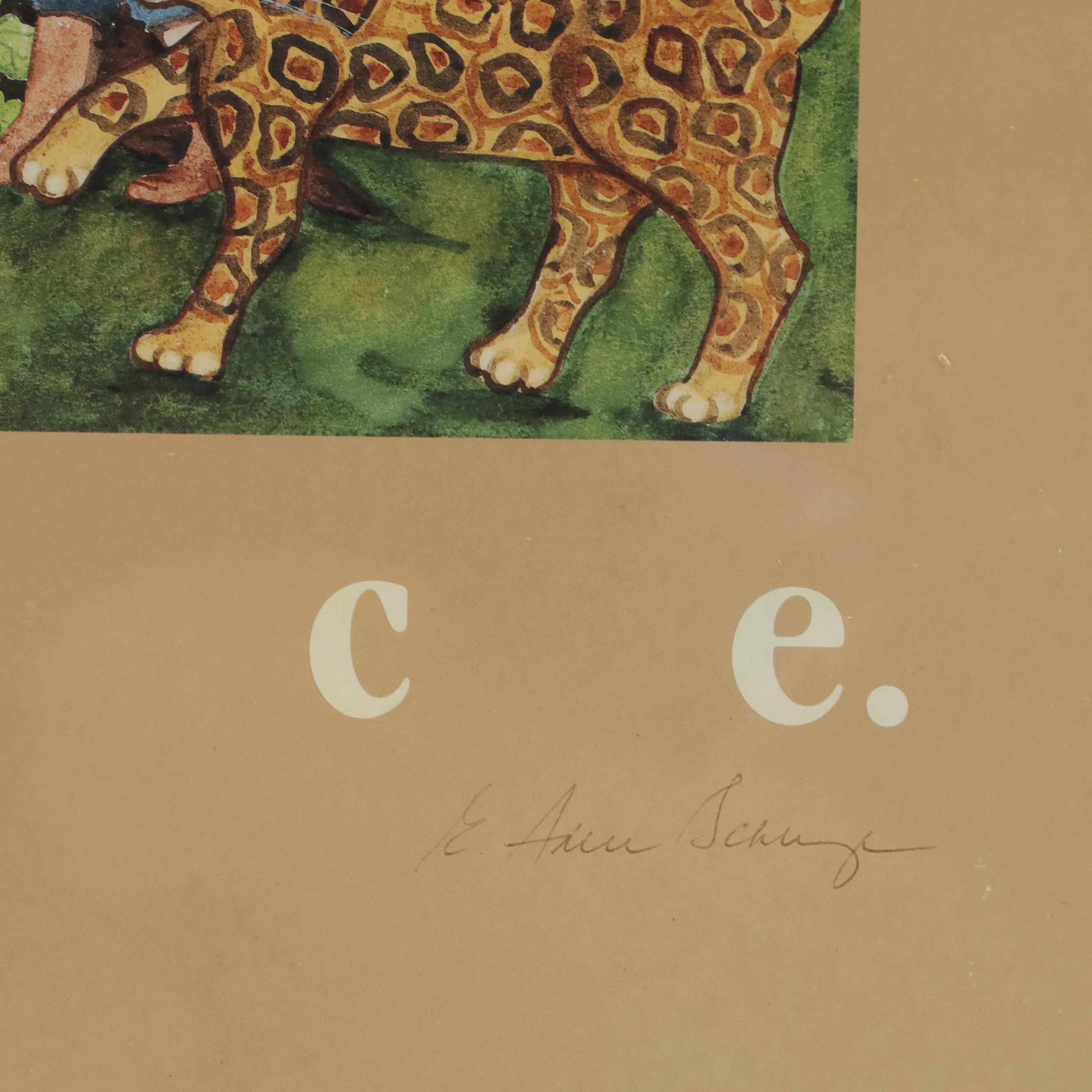 E. Adele Schluge Offset Lithograph Poster "Share Peace," Circa 1999