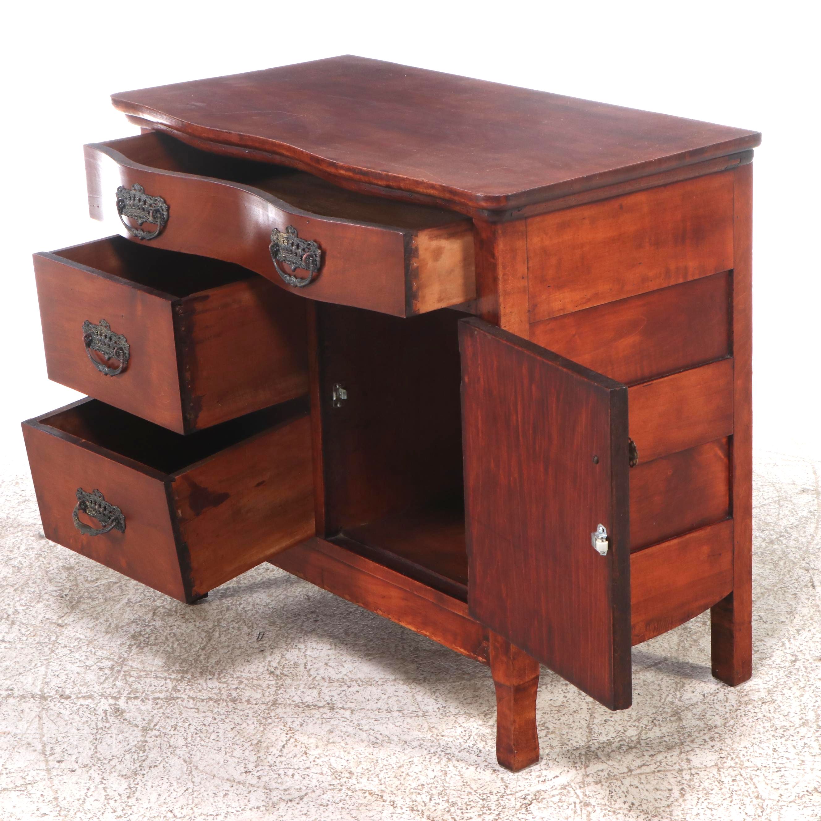 Victorian Style Mahogany Washstand