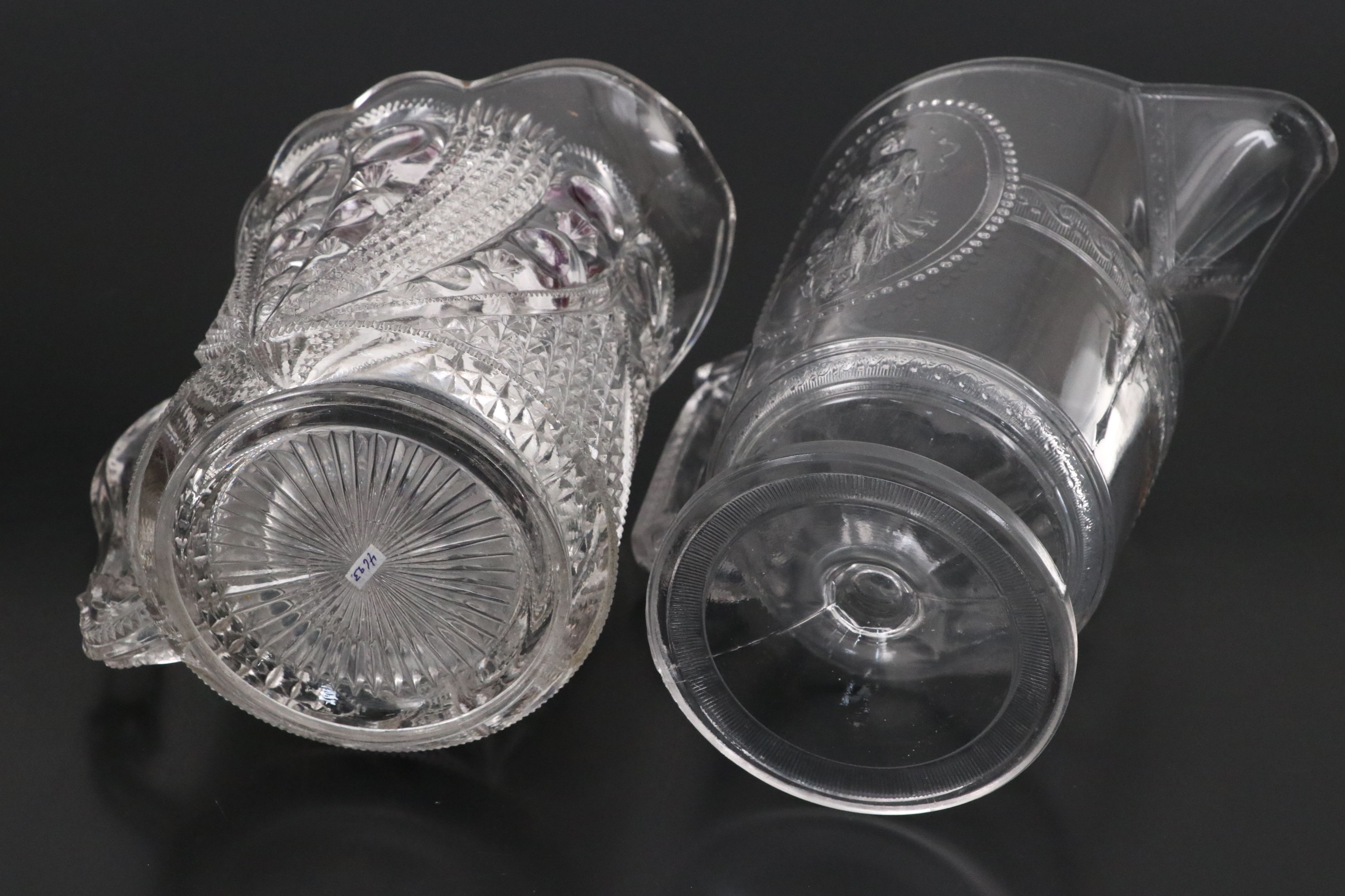 Richards & Hartley Cupid and Venus with Other EAPG  Pitcher and Other Tableware