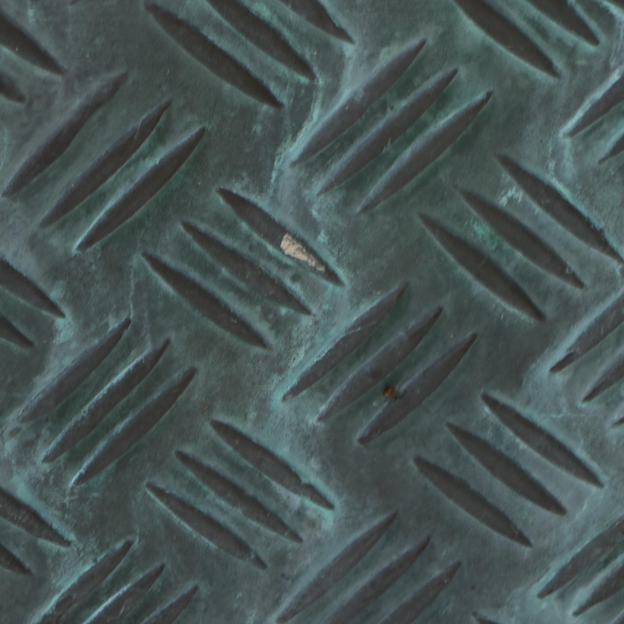 Faux Verdigris Pressed Metal Planter Boxes