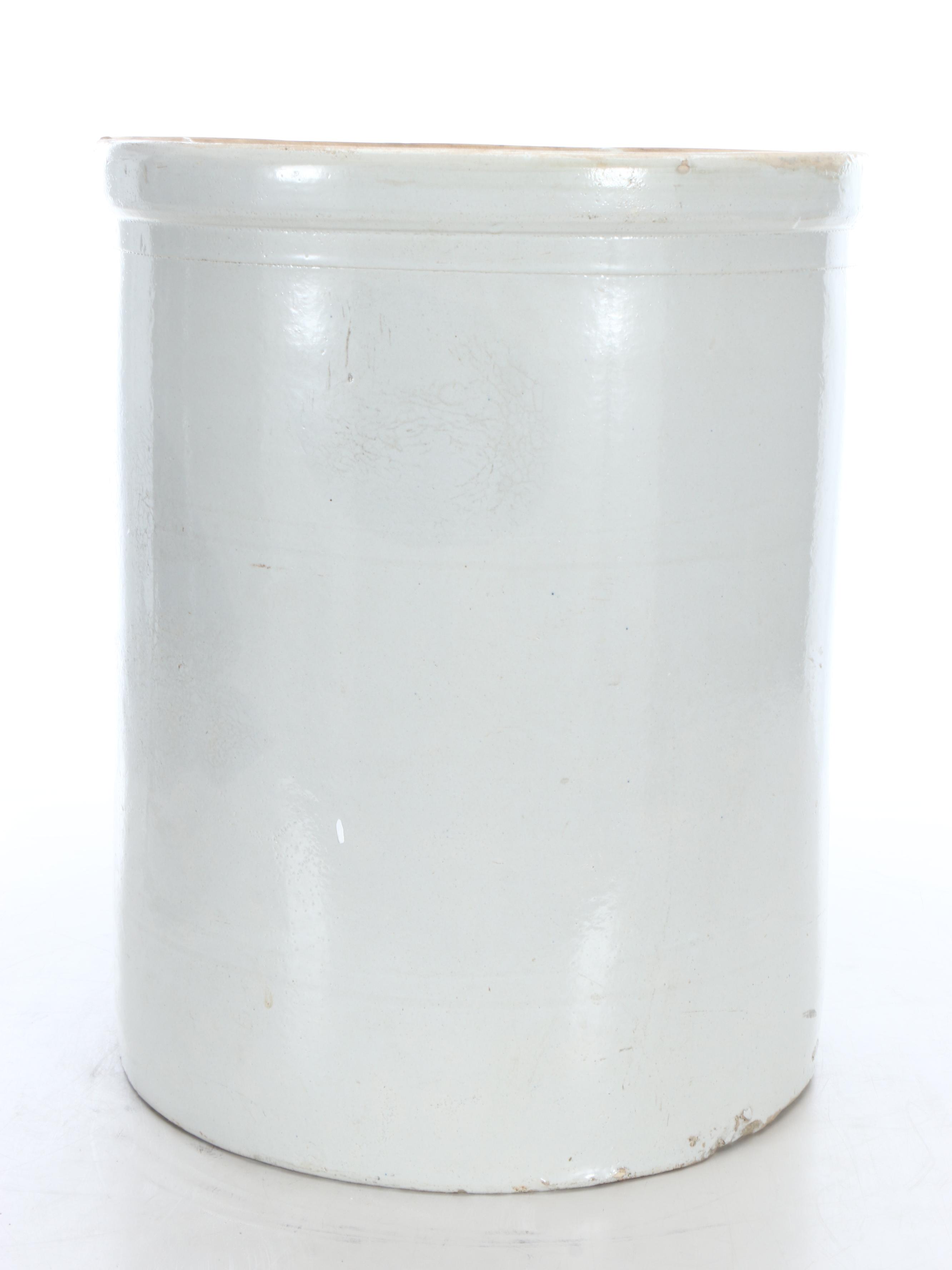 Large Star Stoneware Crock