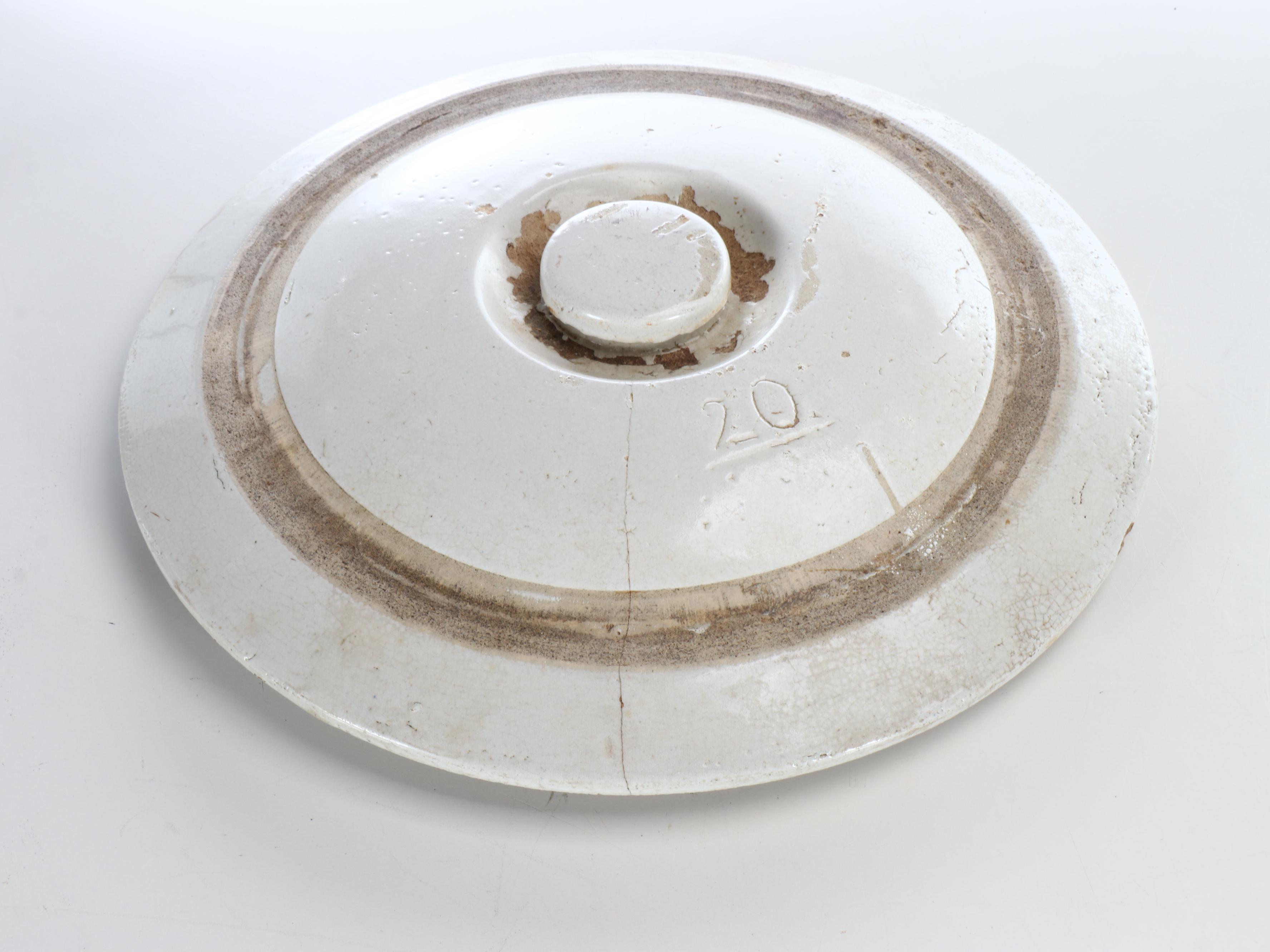 Large Star Stoneware Crock