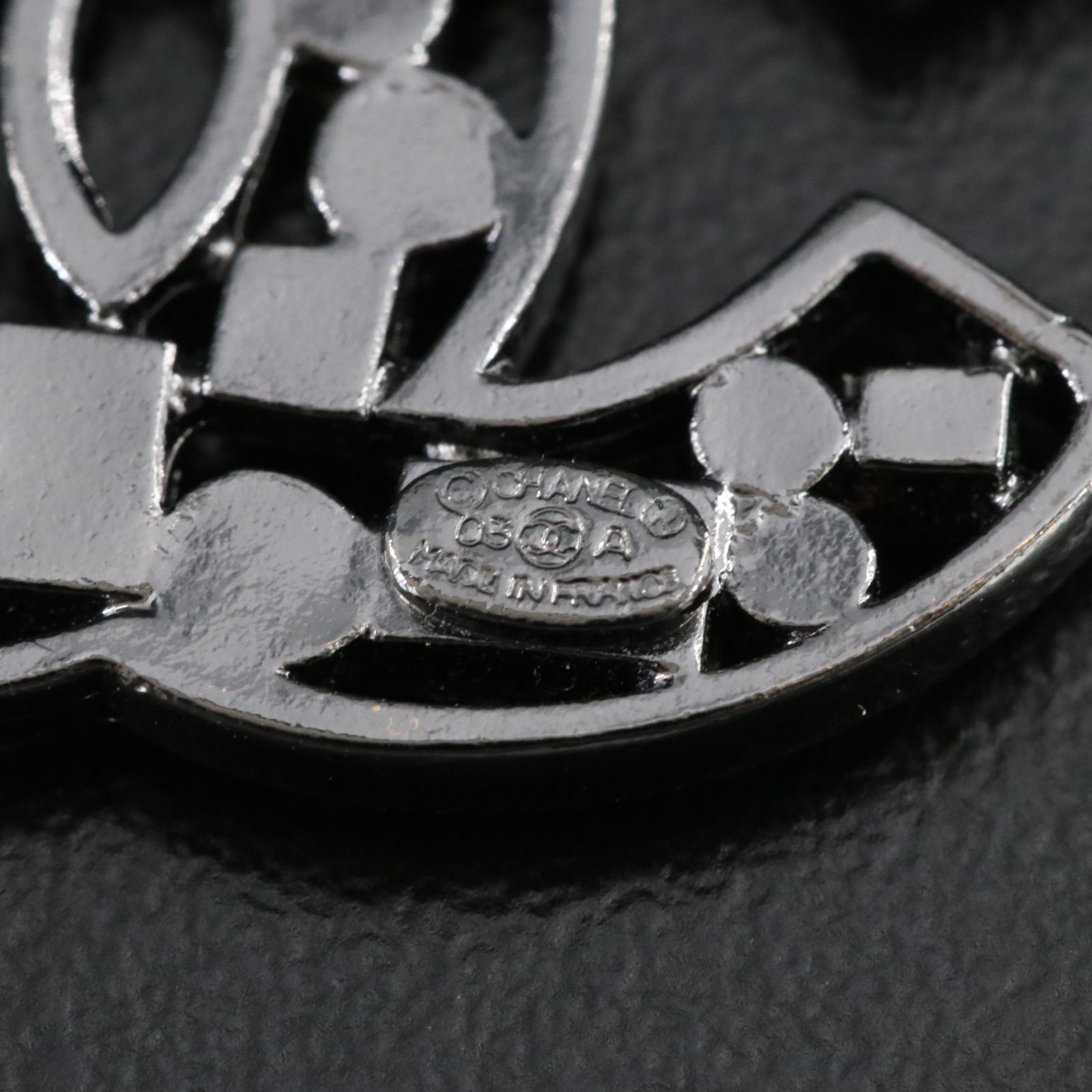 Chanel CC Crystal Blackened Necklace 2003