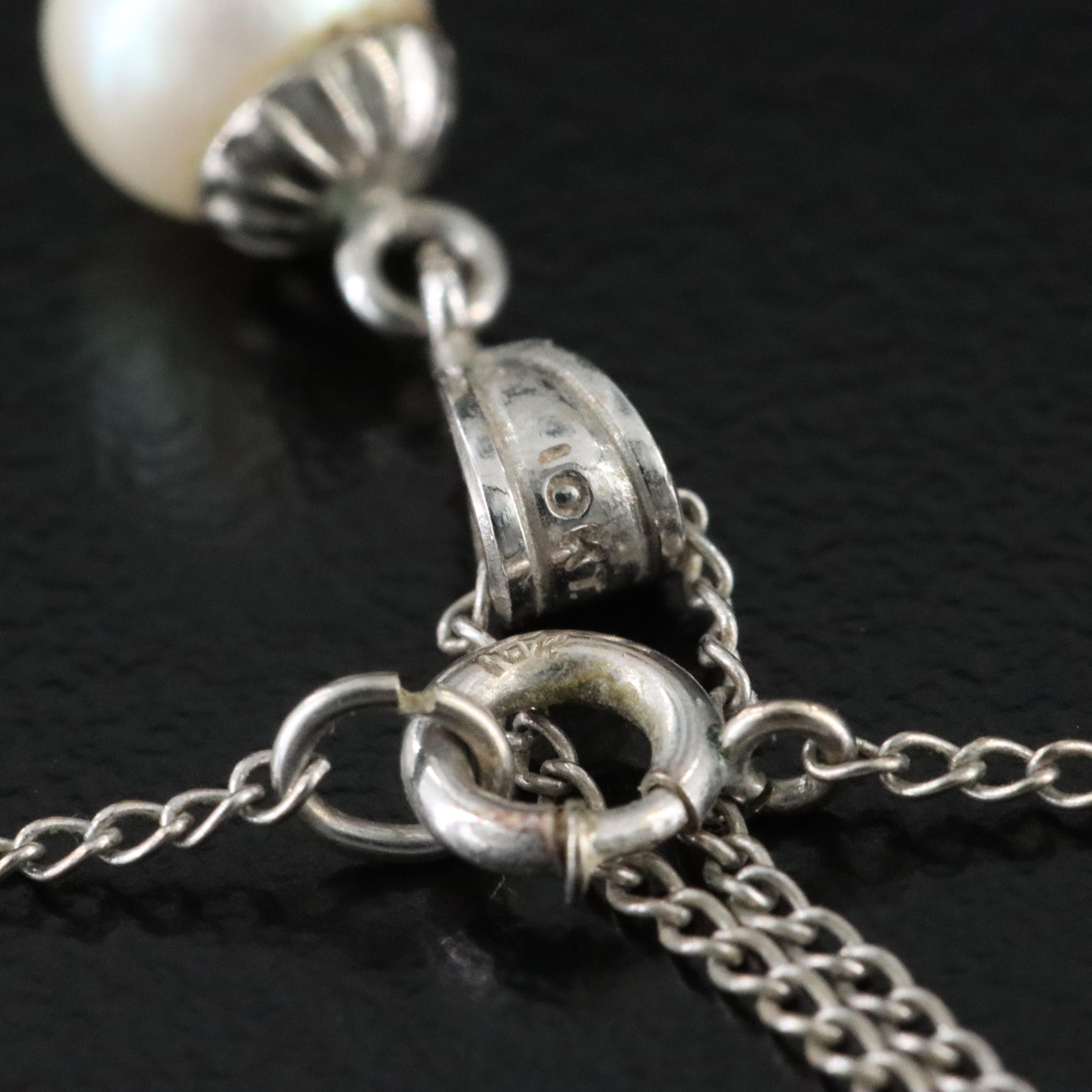 10K Pearl Pendant Necklace