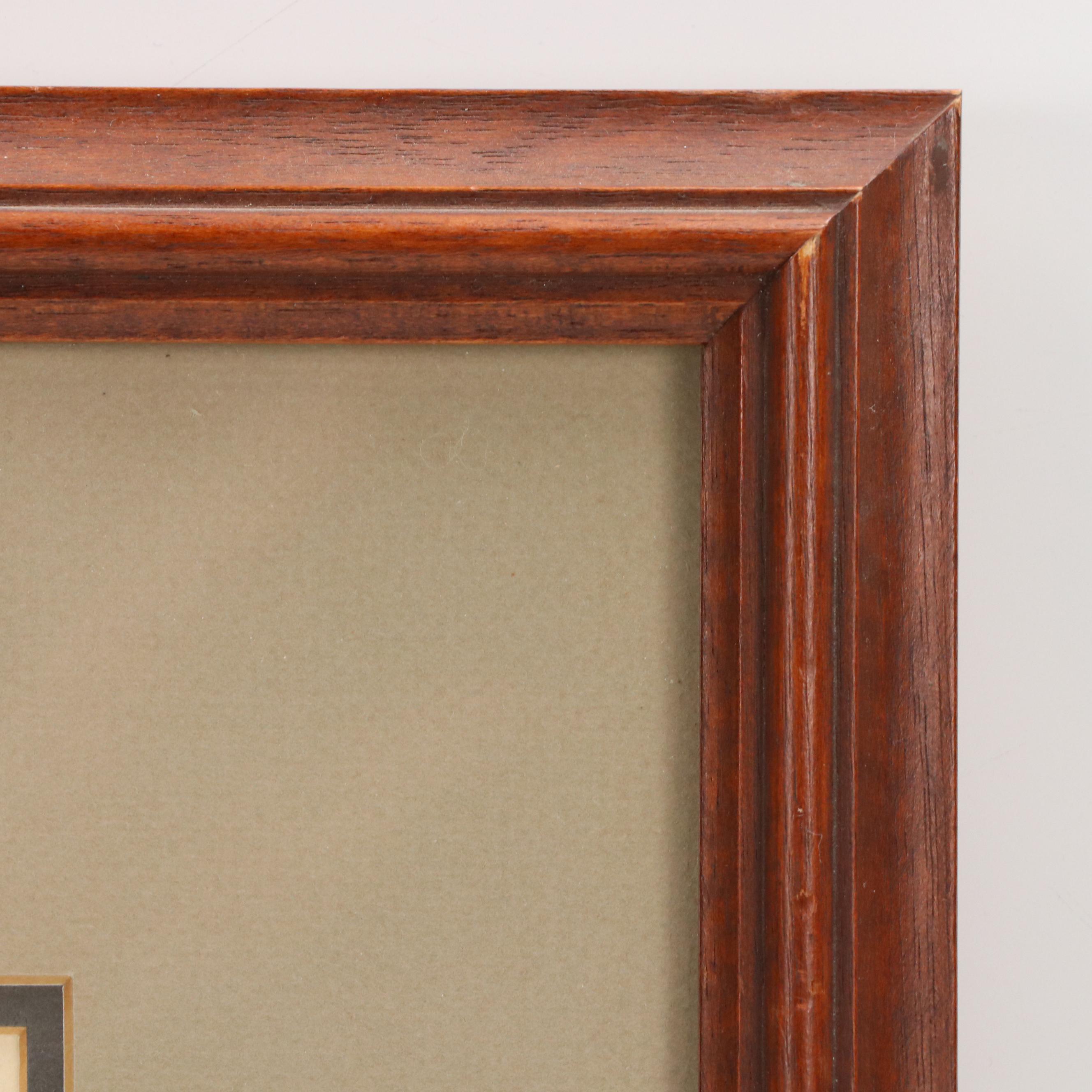 Paul Phifer Hand-Colored Etching "The Farm"