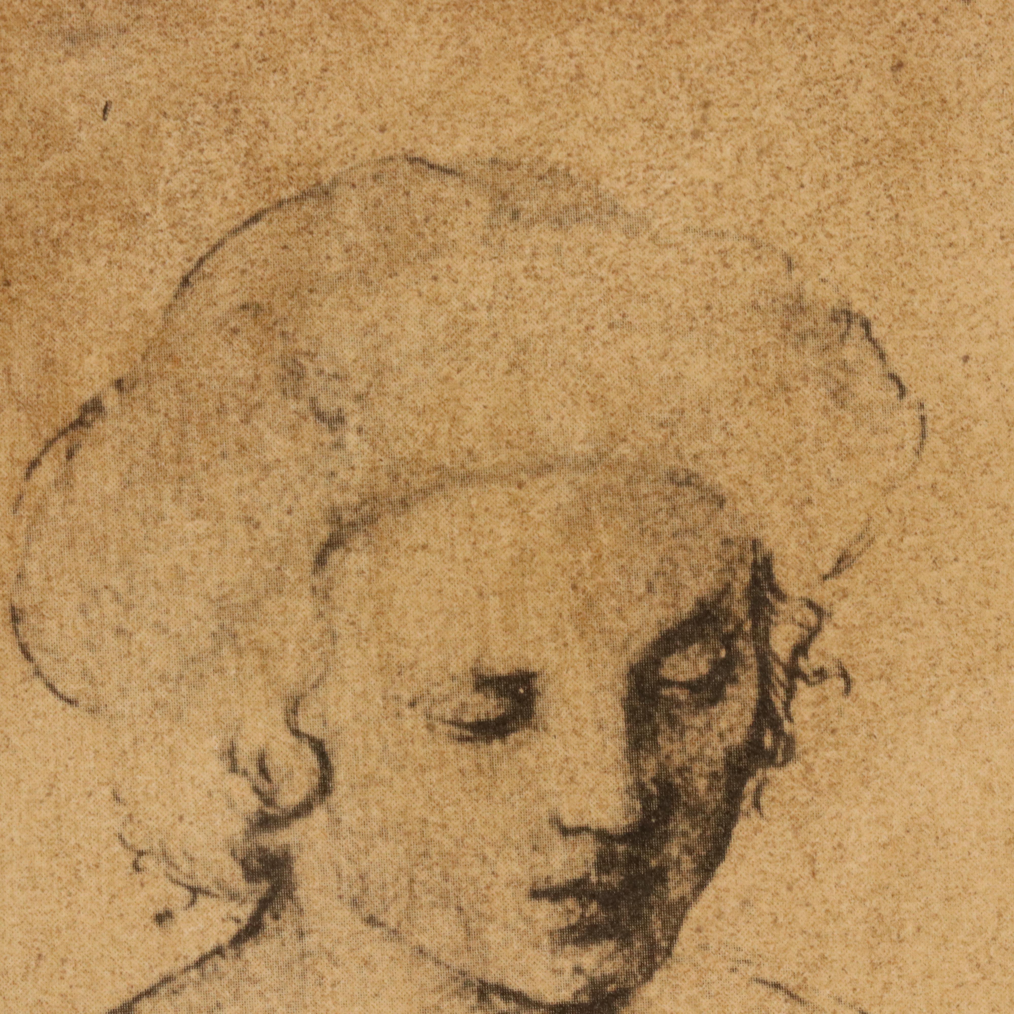 Offset Lithographs After Raphael Portrait Studies, Late 20th–21st Century