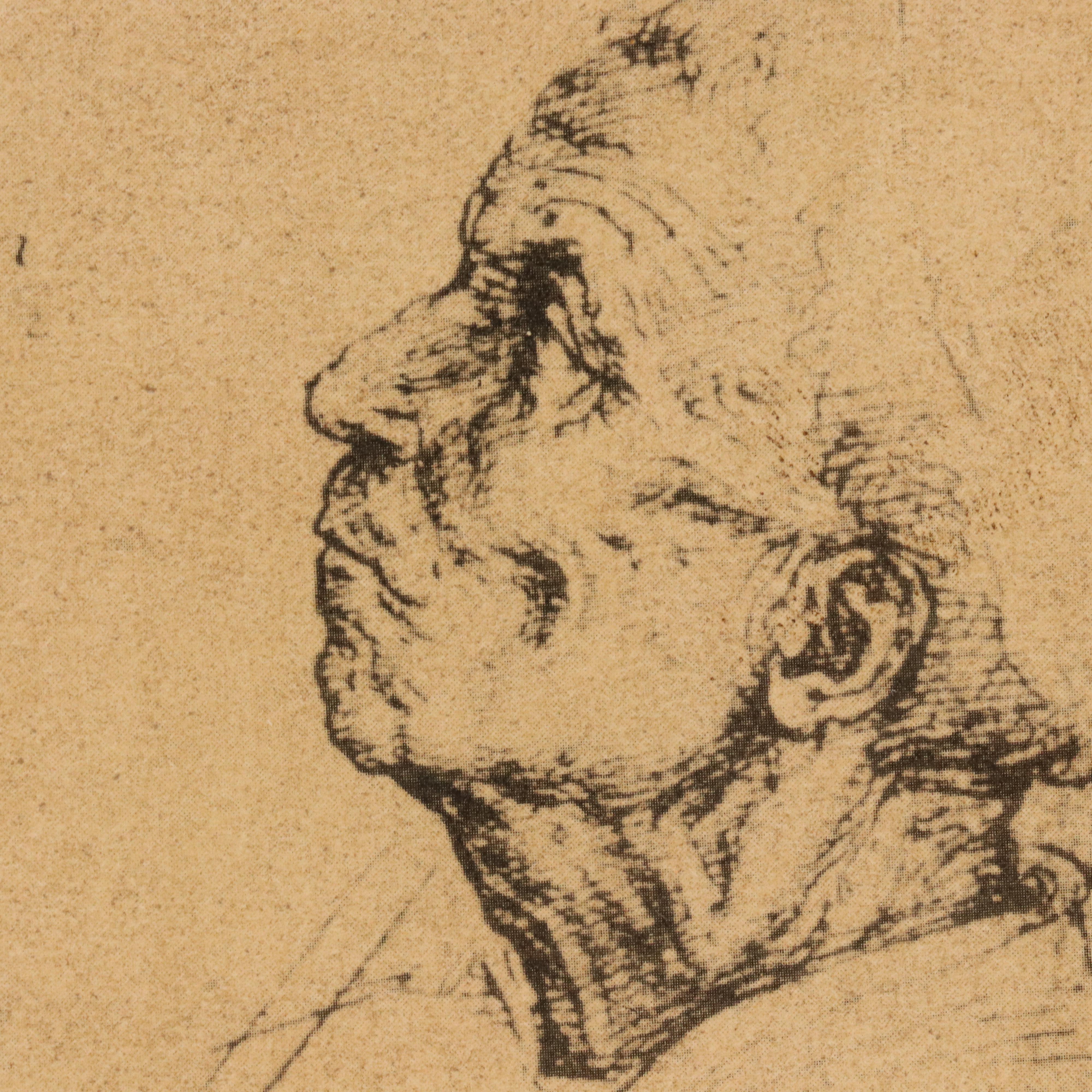 Offset Lithographs After Raphael Portrait Studies, Late 20th–21st Century