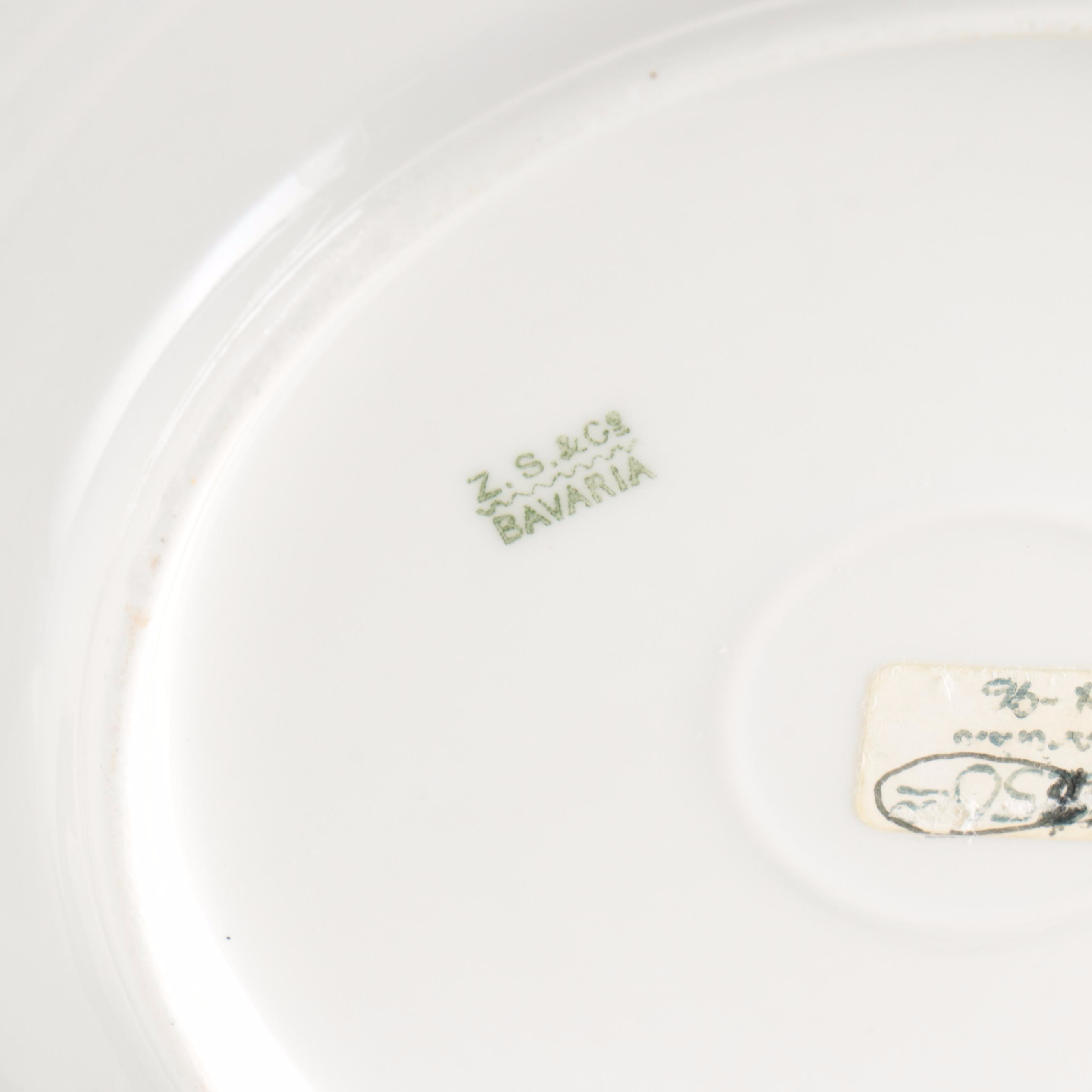 Adams "Cries of London" with Other European Porcelain Plates and Bowls