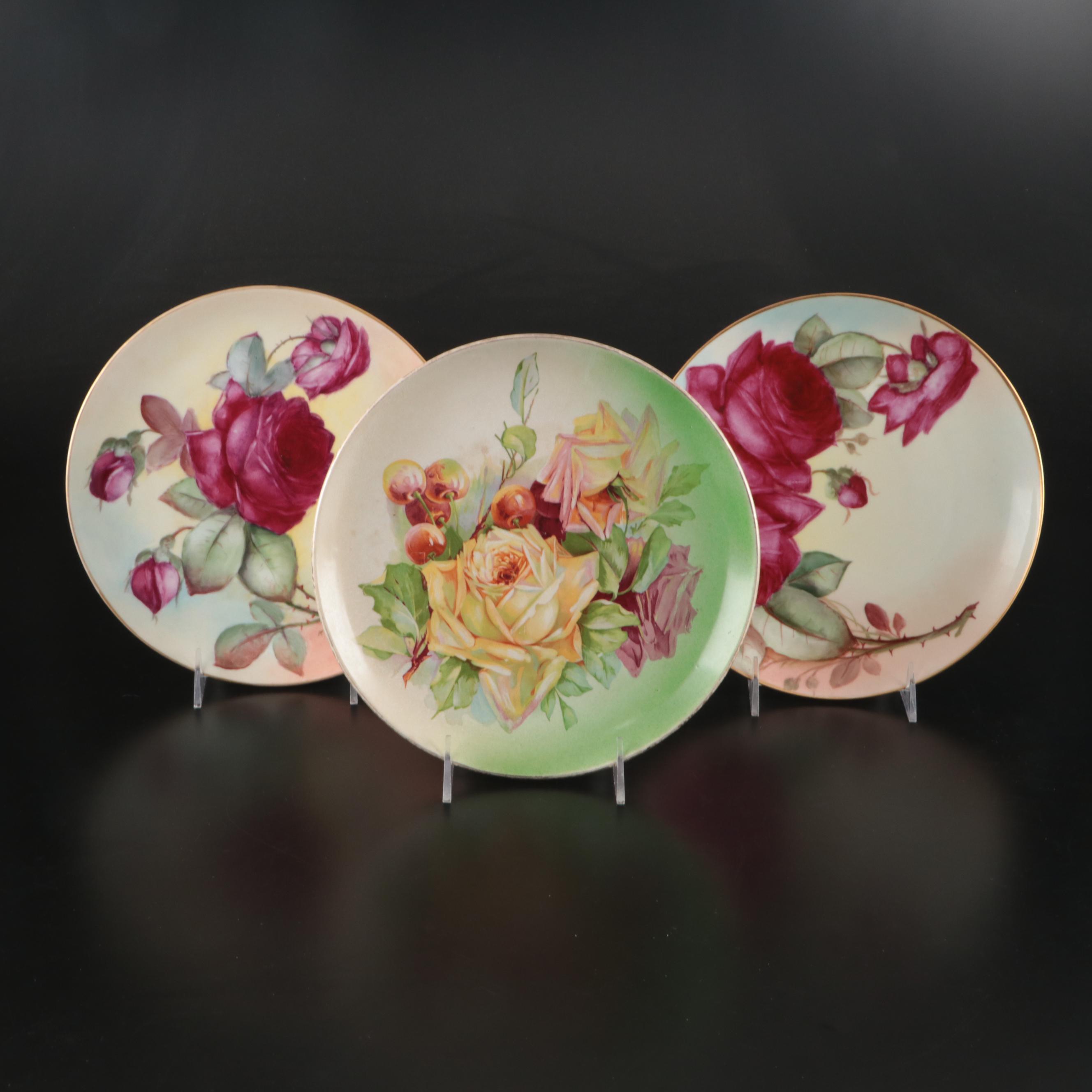 Adams "Cries of London" with Other European Porcelain Plates and Bowls