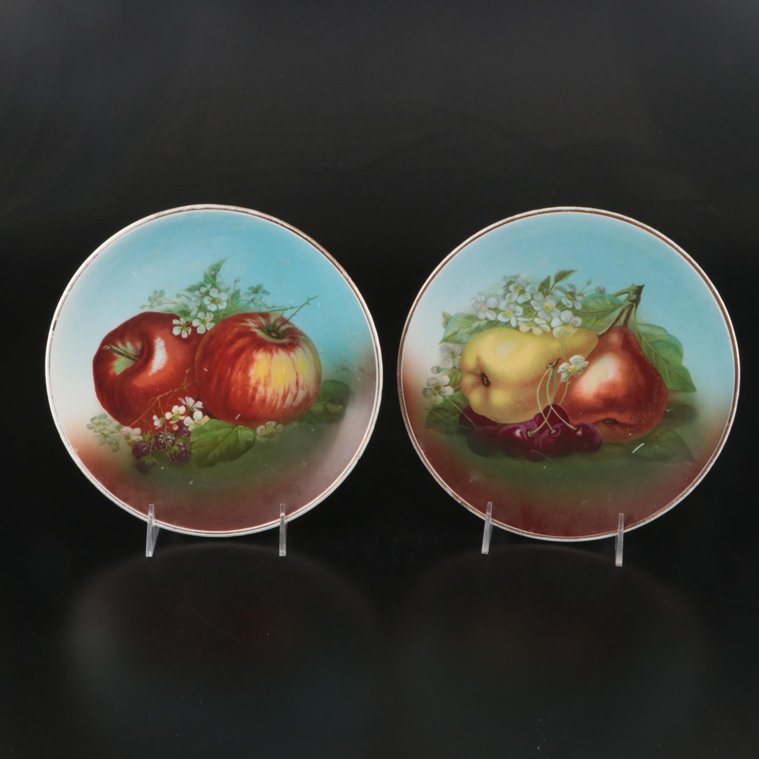 Adams "Cries of London" with Other European Porcelain Plates and Bowls