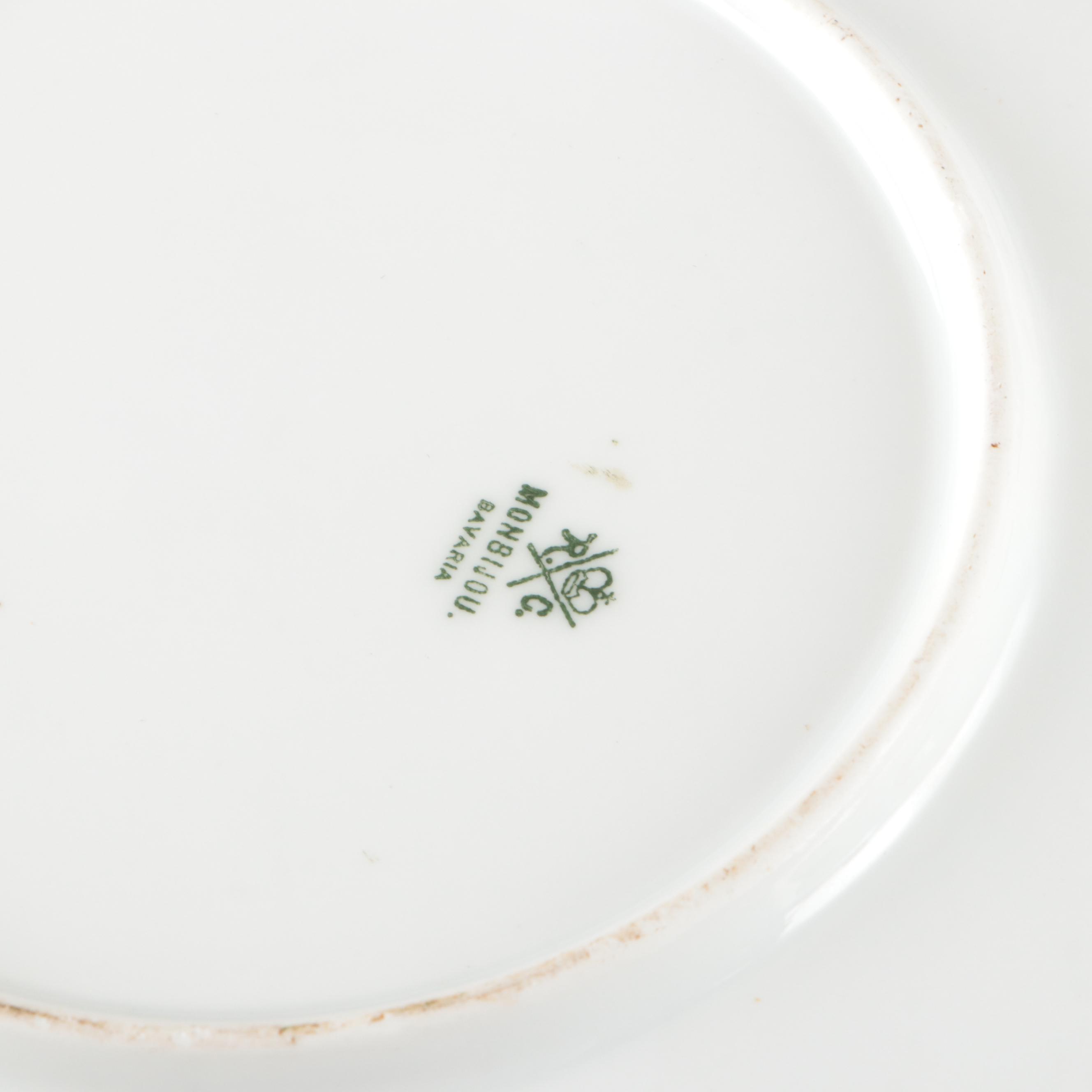 Adams "Cries of London" with Other European Porcelain Plates and Bowls