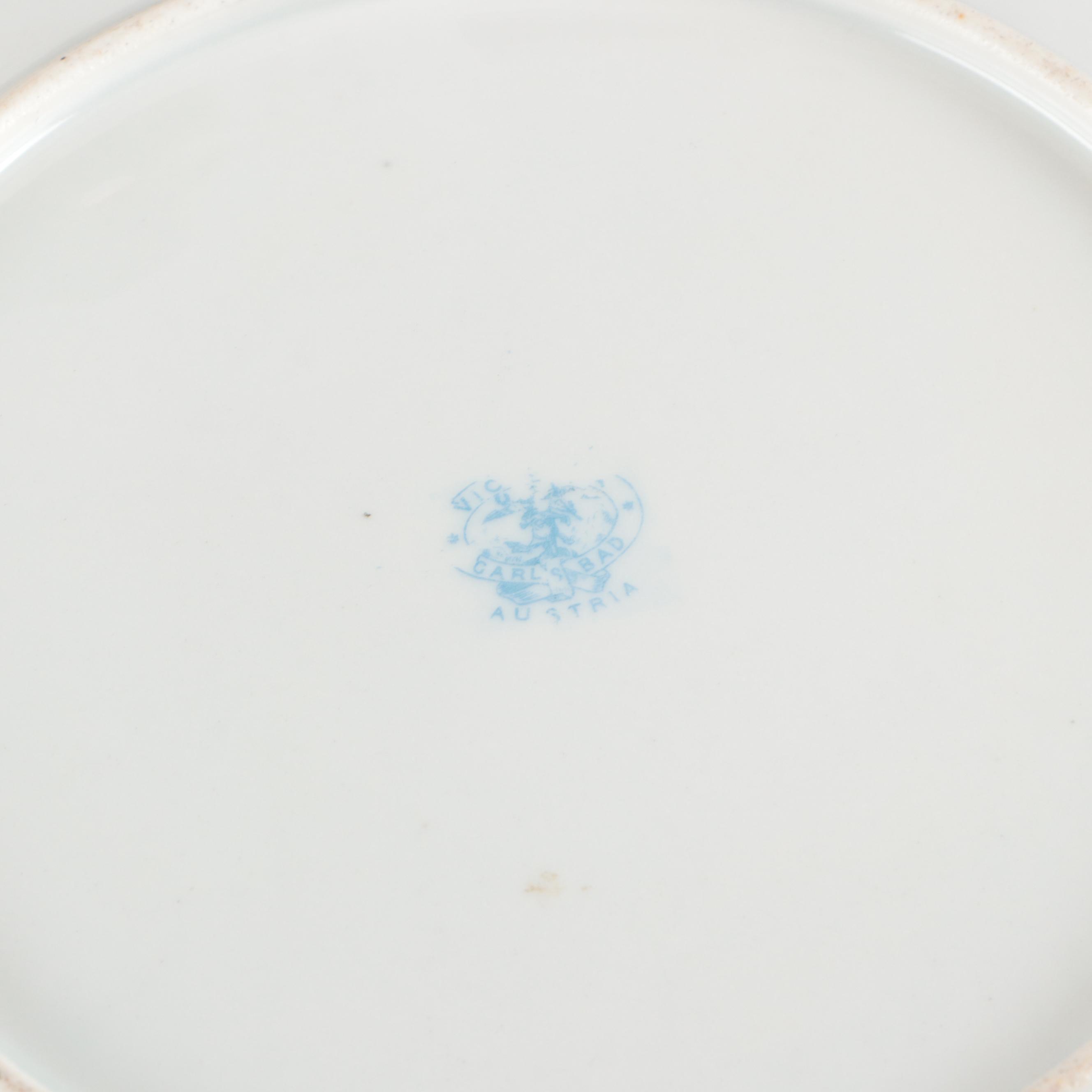 Adams "Cries of London" with Other European Porcelain Plates and Bowls