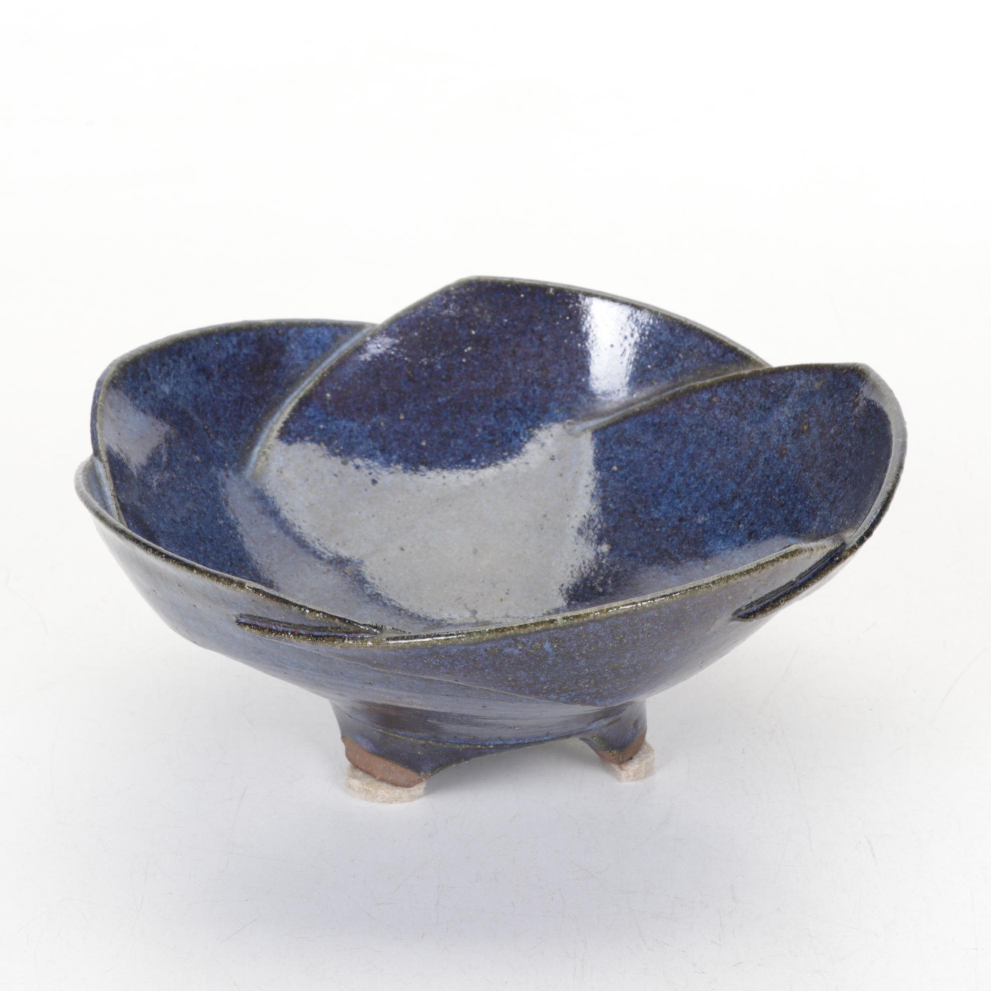 Dirtworks Wheel Thrown Round Pottery Dish with Two Pottery Bowls