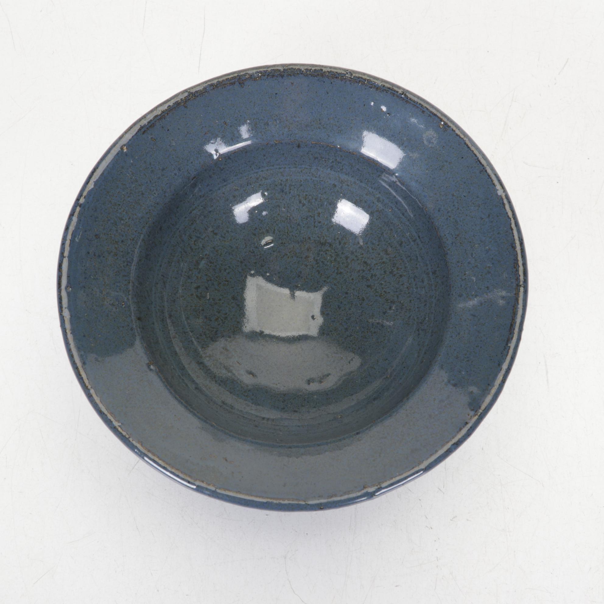 Dirtworks Wheel Thrown Round Pottery Dish with Two Pottery Bowls