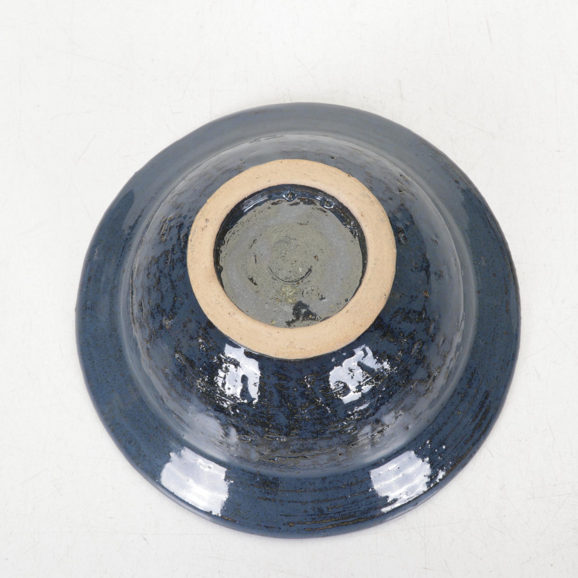 Dirtworks Wheel Thrown Round Pottery Dish with Two Pottery Bowls