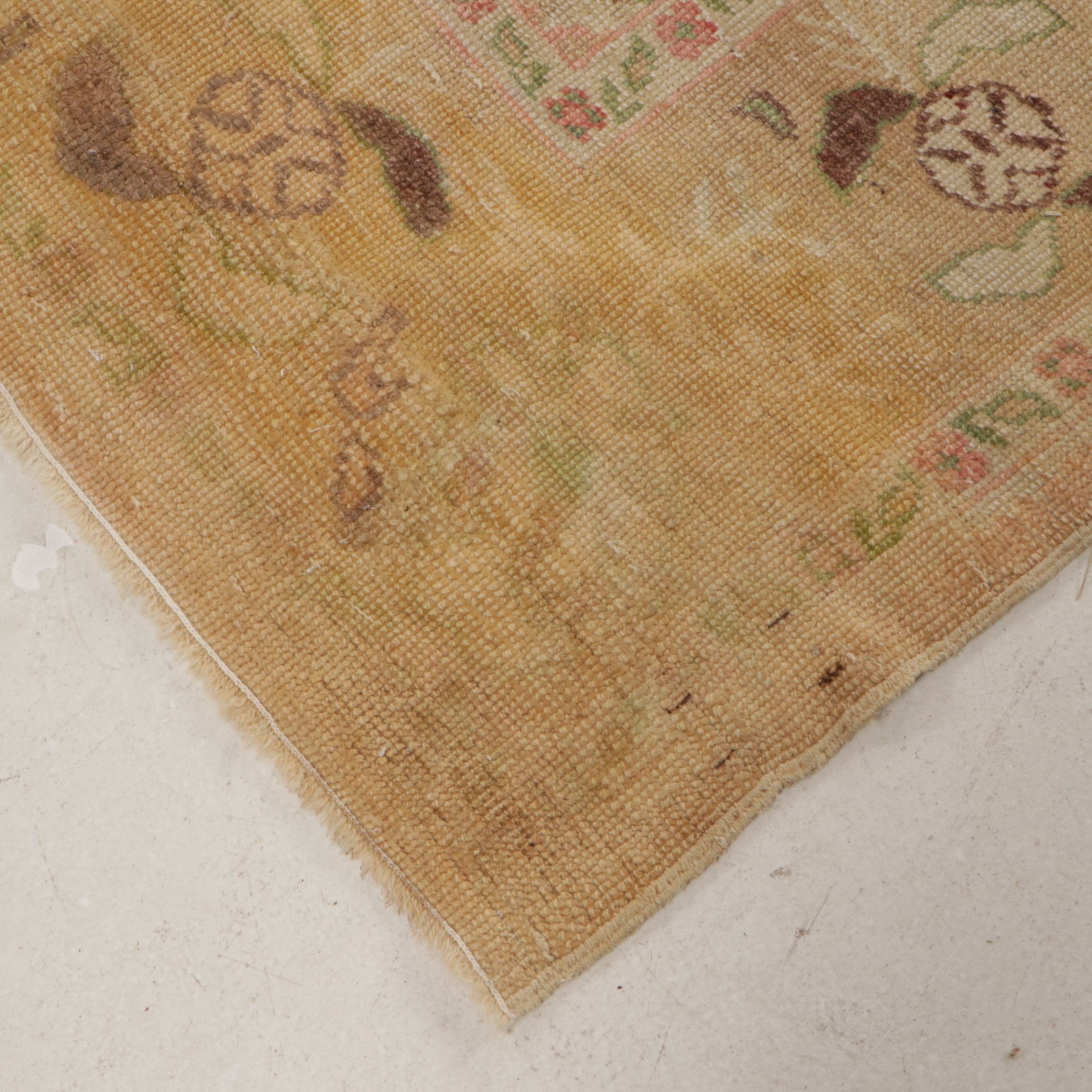 7'10 x 10'1 Hand-Knotted Turkish Oushak Area Rug