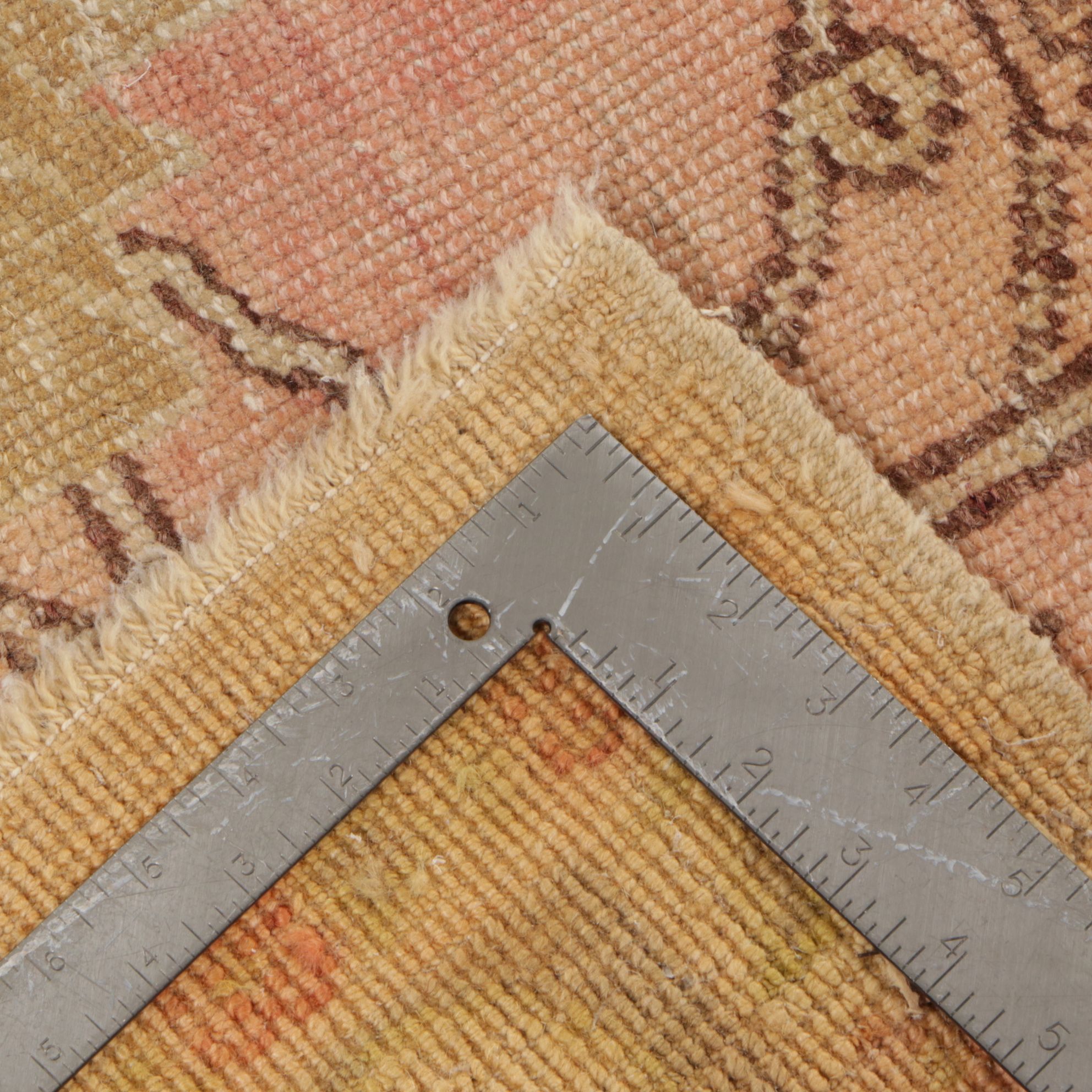 7'10 x 10'1 Hand-Knotted Turkish Oushak Area Rug