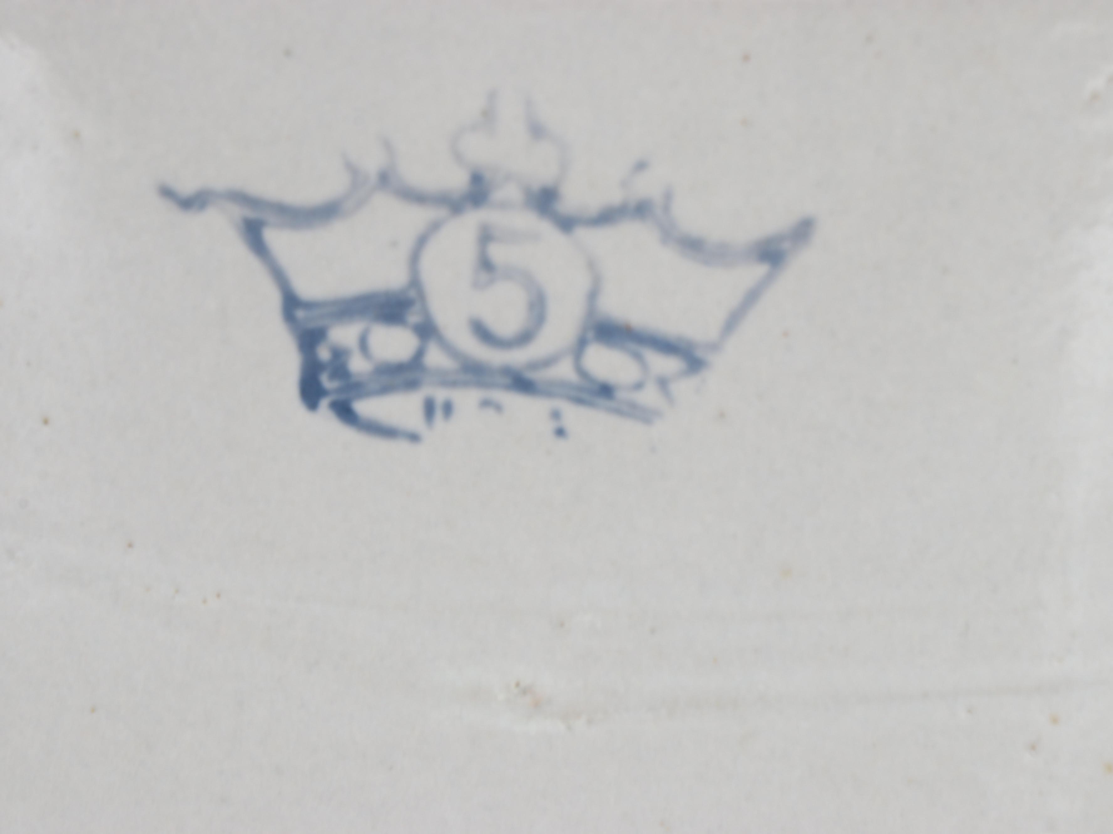 Robinson Ransbottom Crown with Other Two-Tone Five Gallon Stoneware Crocks