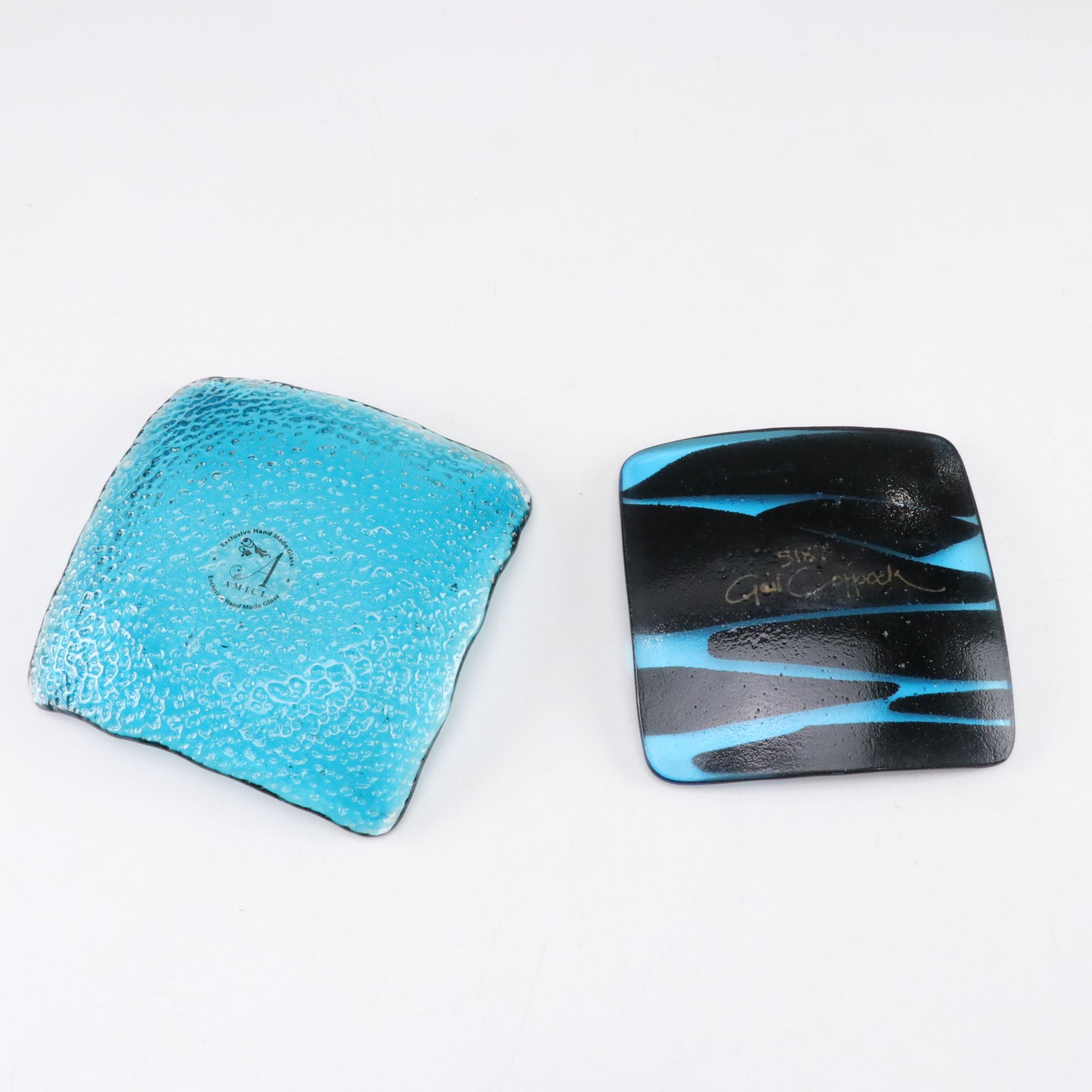 Art Glass Vases and Small  Plates, 21st Century