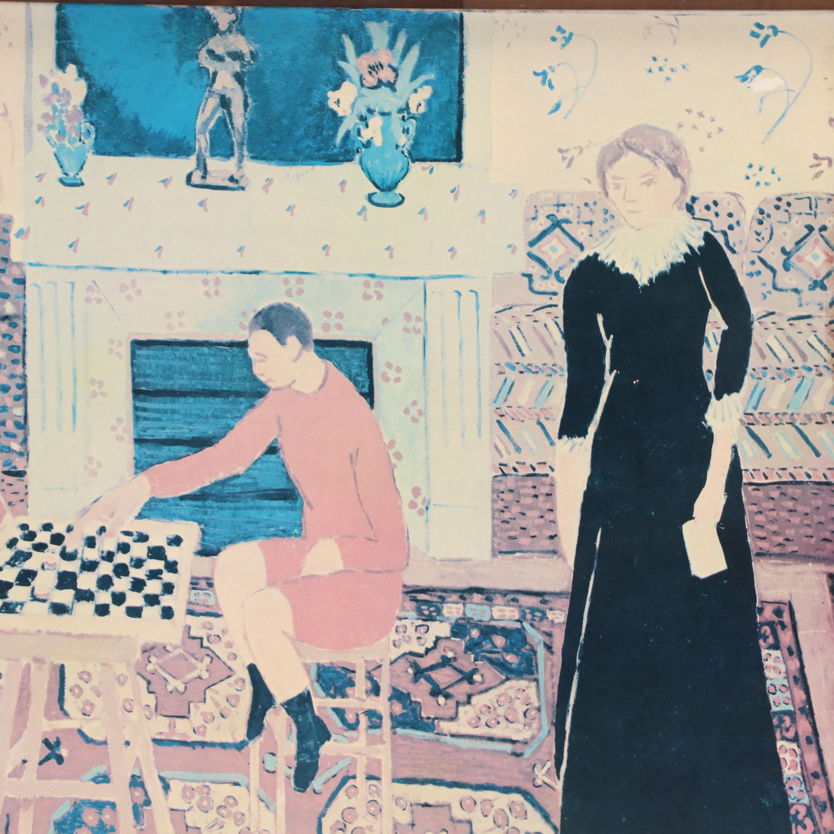 Offset Lithograph After Henri Matisse "The Painter's Family"