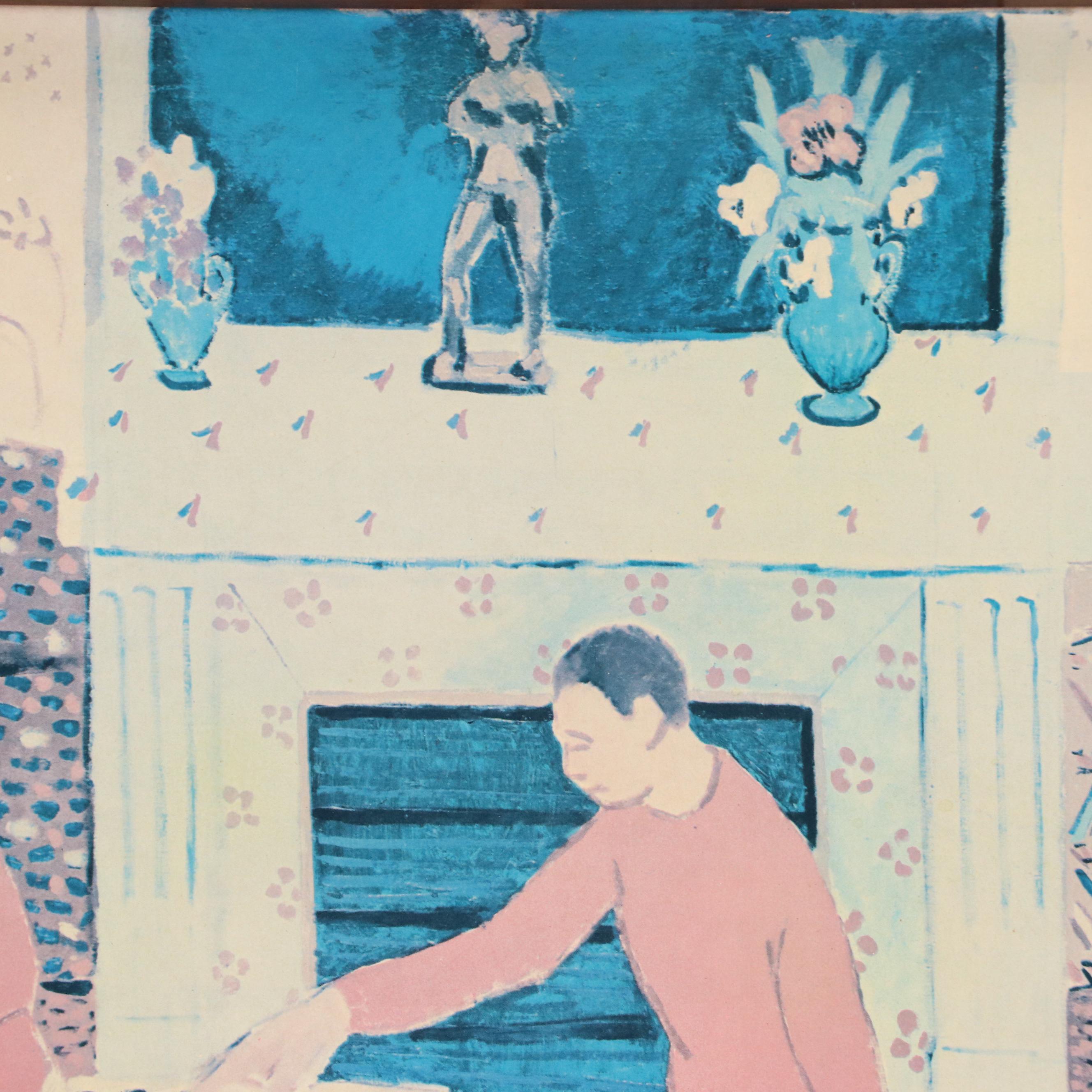 Offset Lithograph After Henri Matisse "The Painter's Family"