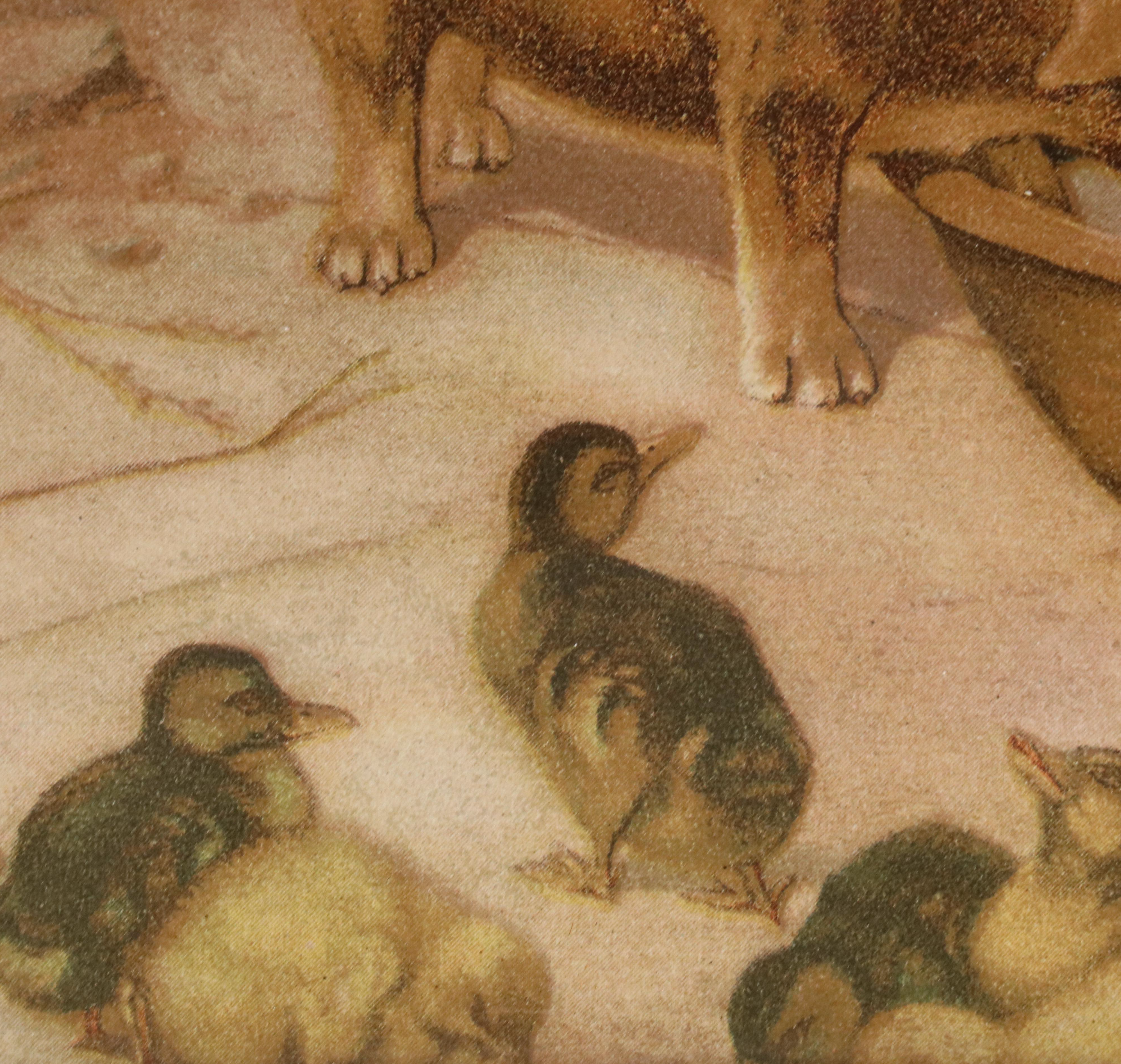 After William Henry Trood Letterpress Halftone "Meal Time"