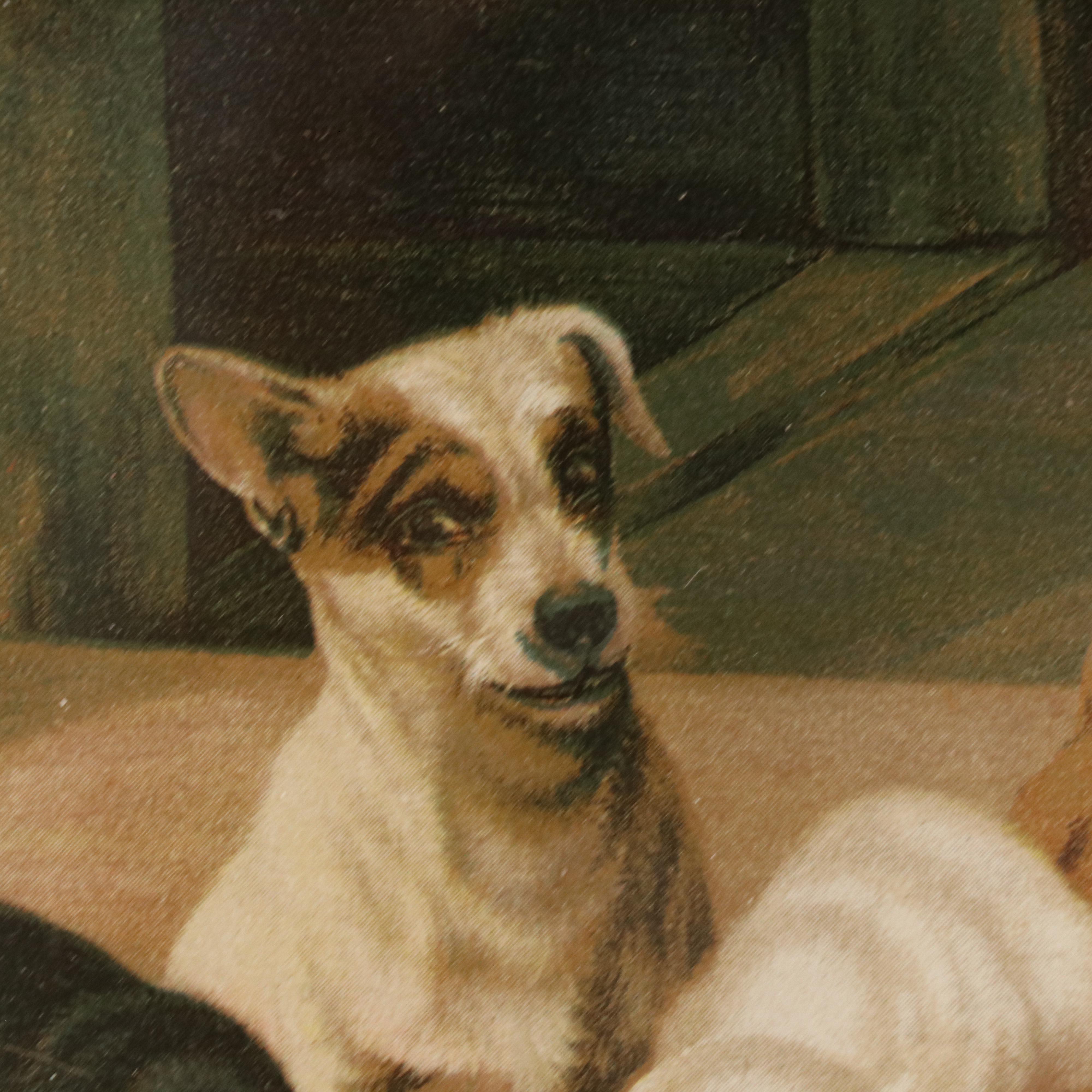 After William Henry Trood Letterpress Halftone "Meal Time"